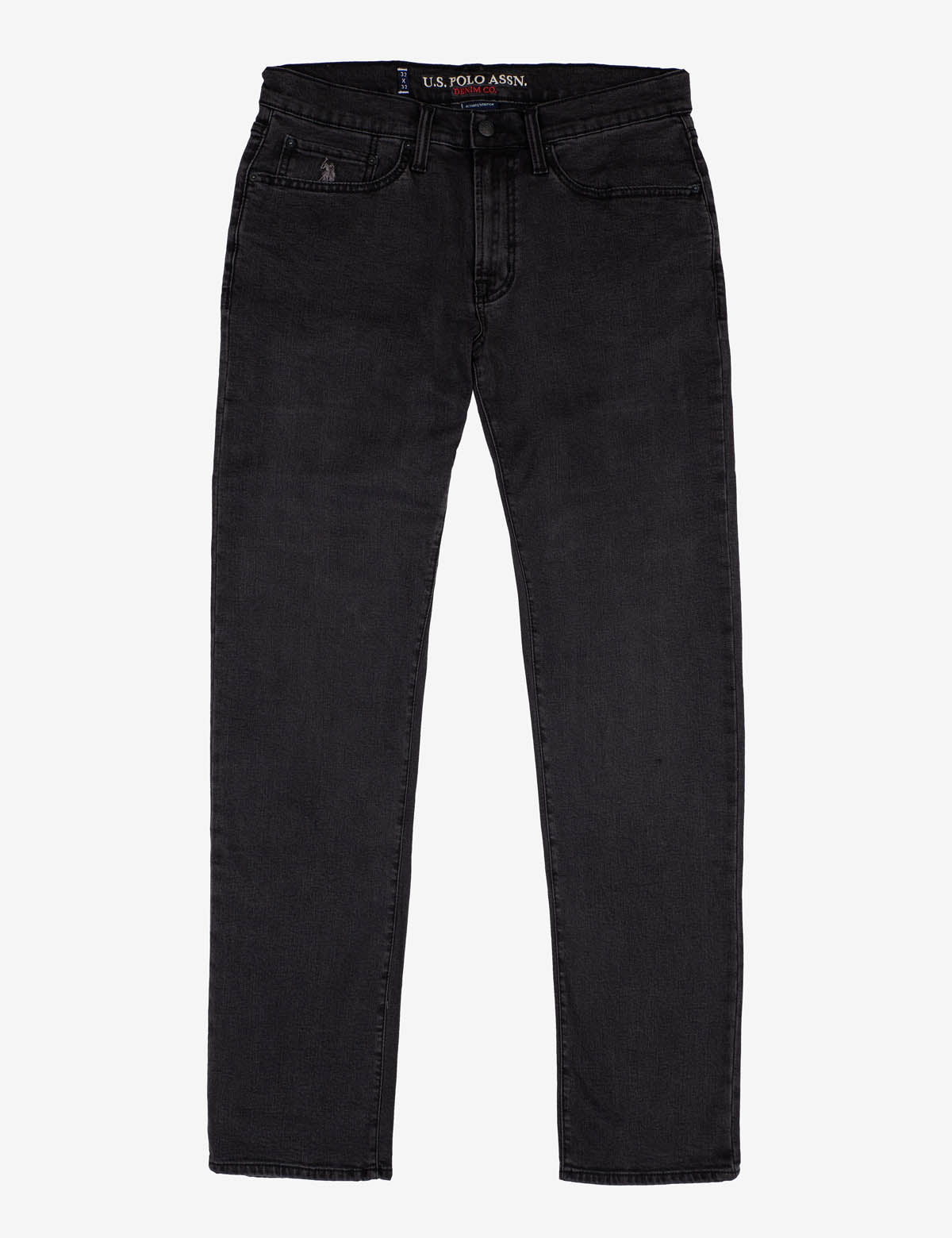 Men's Light Wash Straight Fit Jeans - 100% Cotton