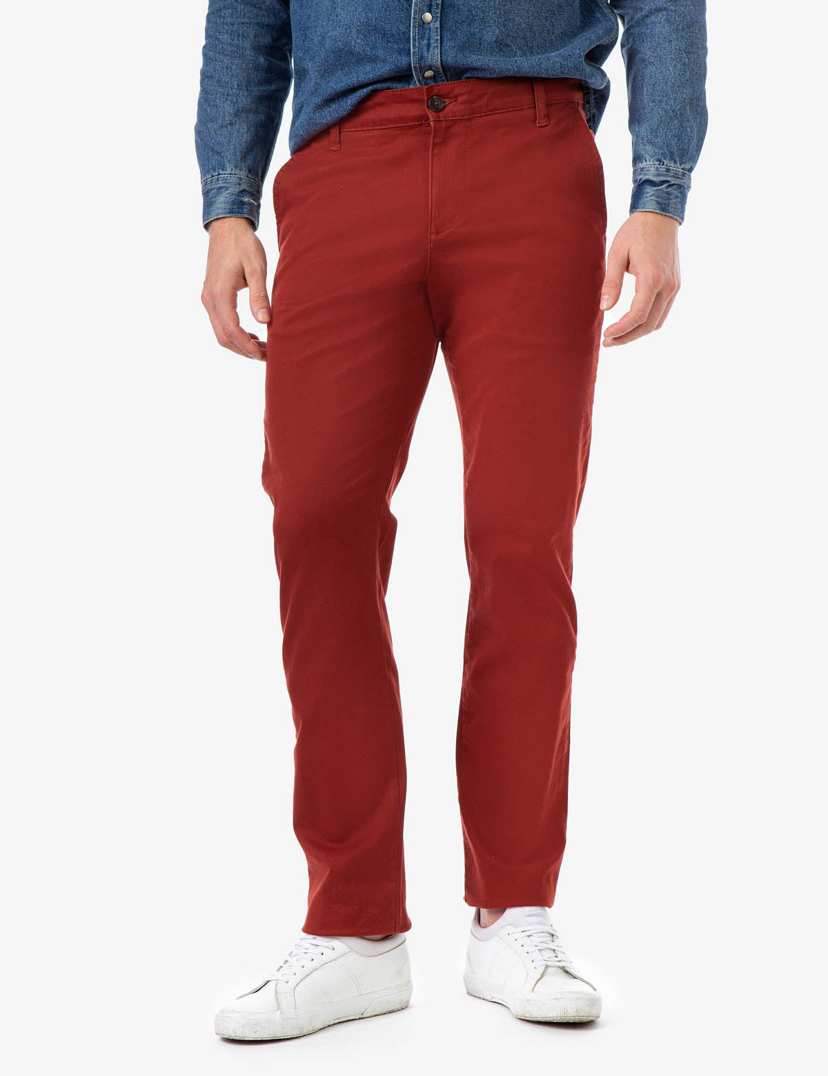 Men's Slim Fit Stretch Twill Chino Pants