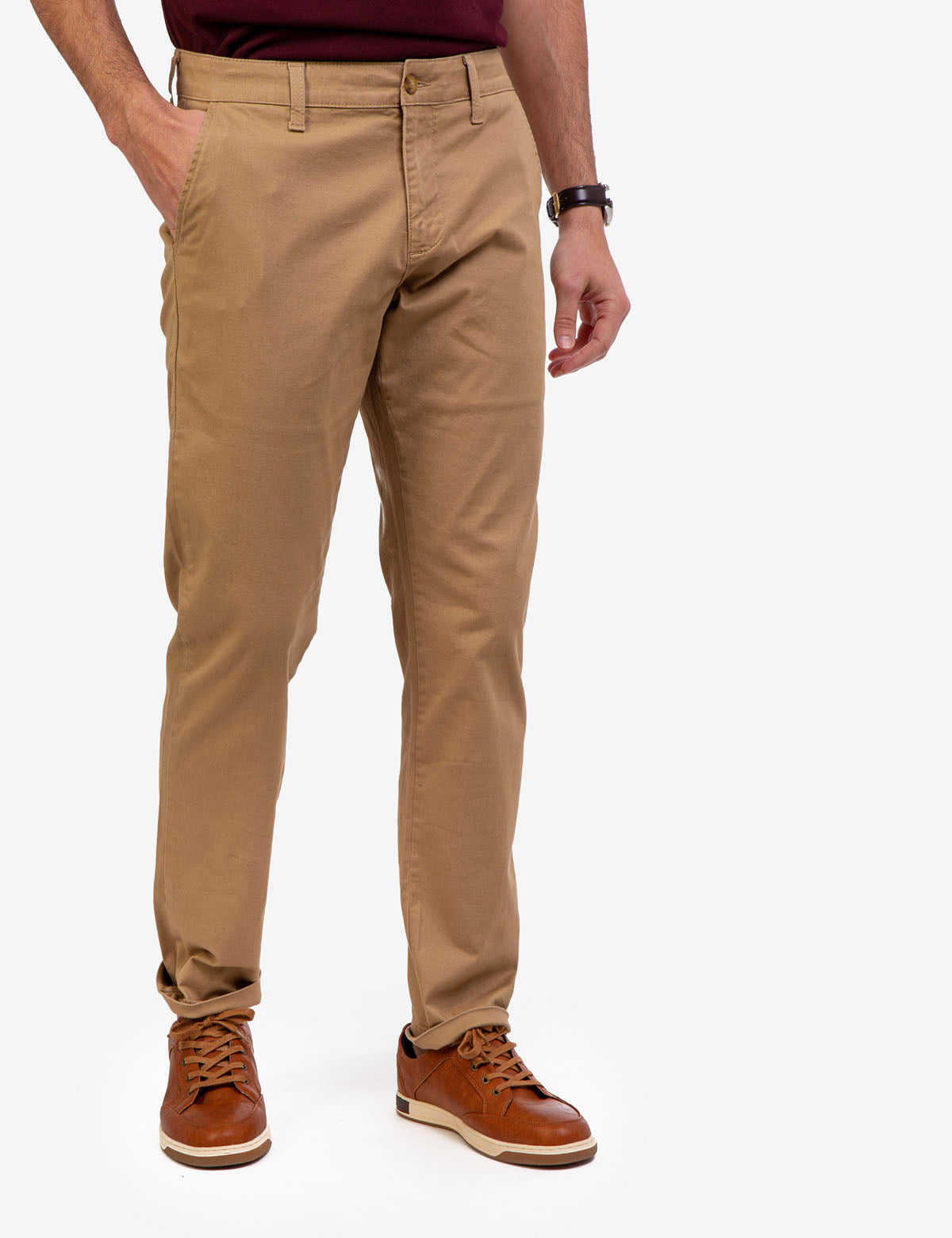 Men's Slim Fit Stretch Twill Chino Pants