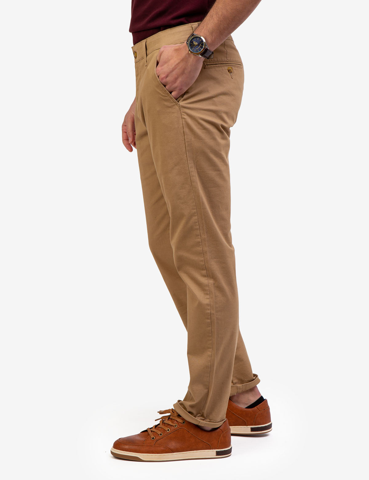 Men's Slim Fit Stretch Twill Chino Pants