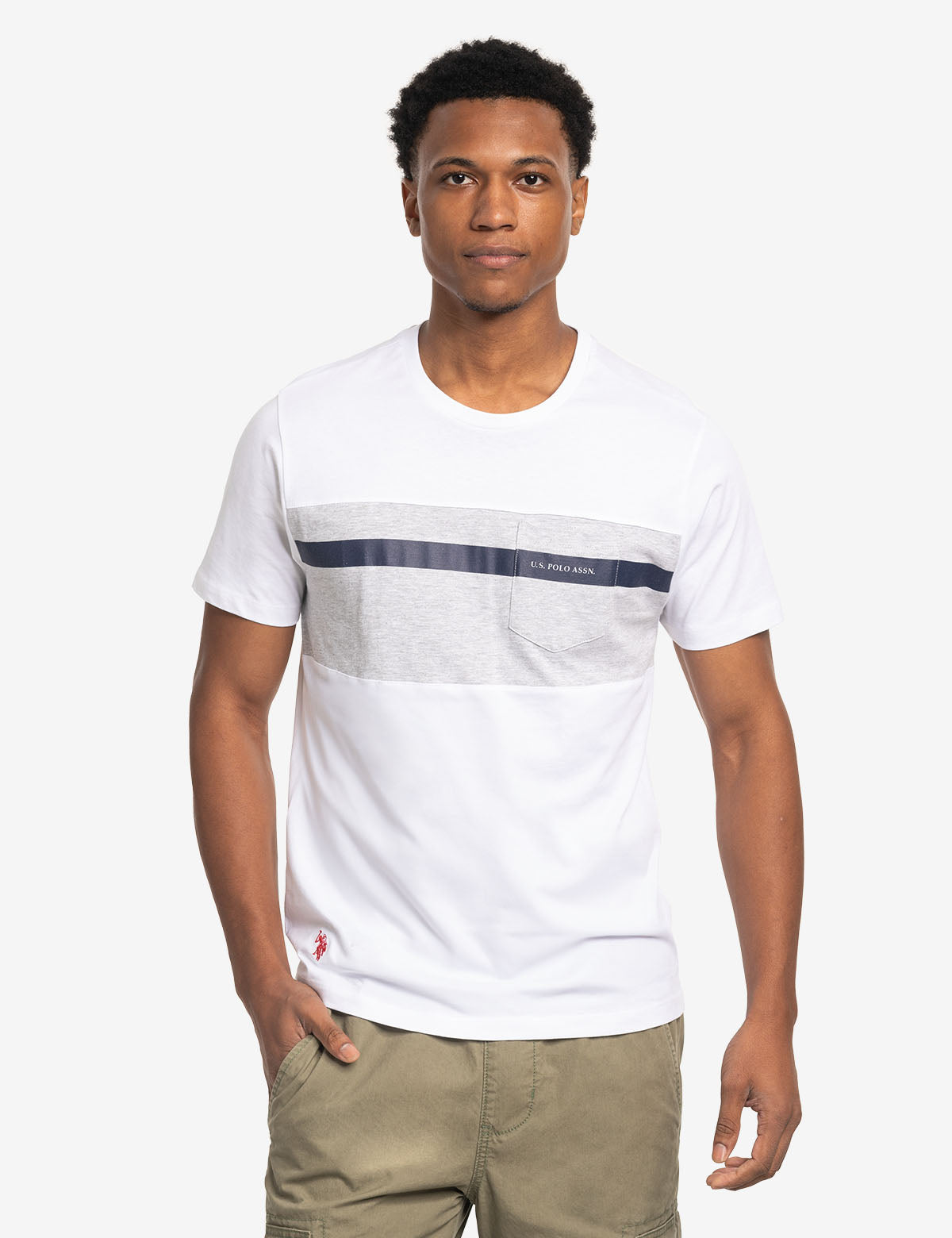 Color Block Pocket T-Shirt - Stylish Jersey Tee