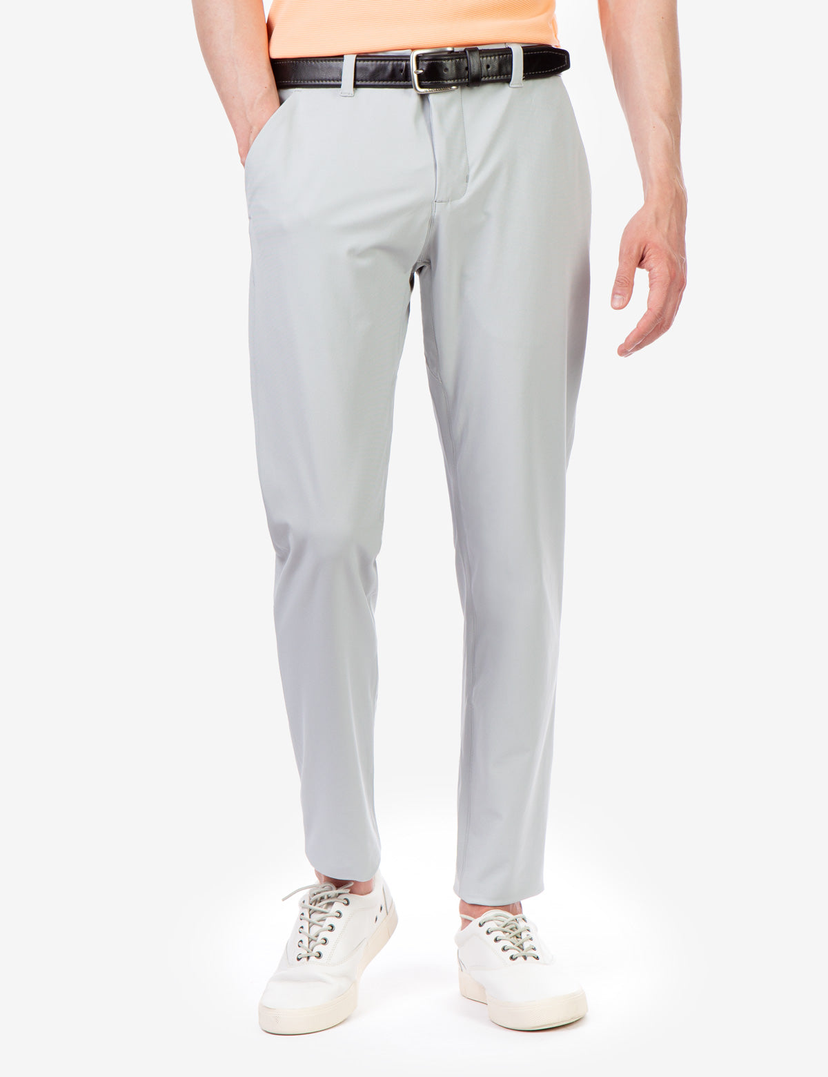 Men's Stretch Golf Pants with Zip Fly & Side Pockets