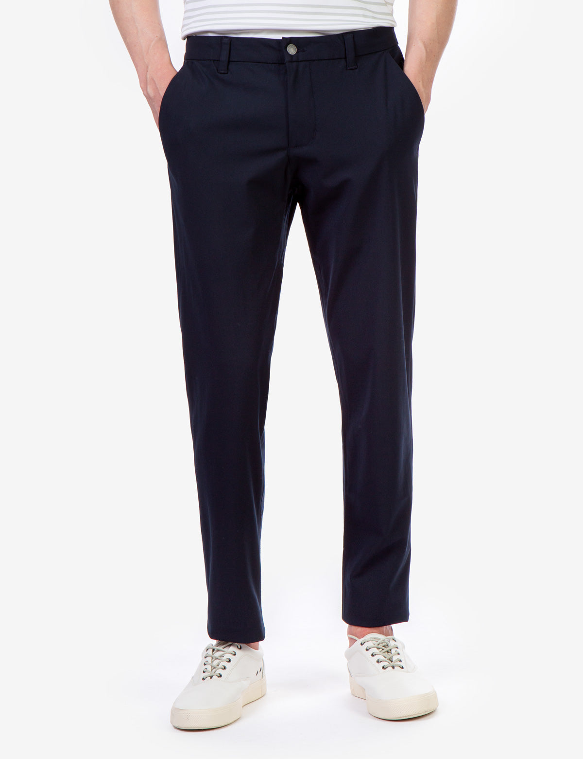 Men's Stretch Golf Pants with Zip Fly & Side Pockets