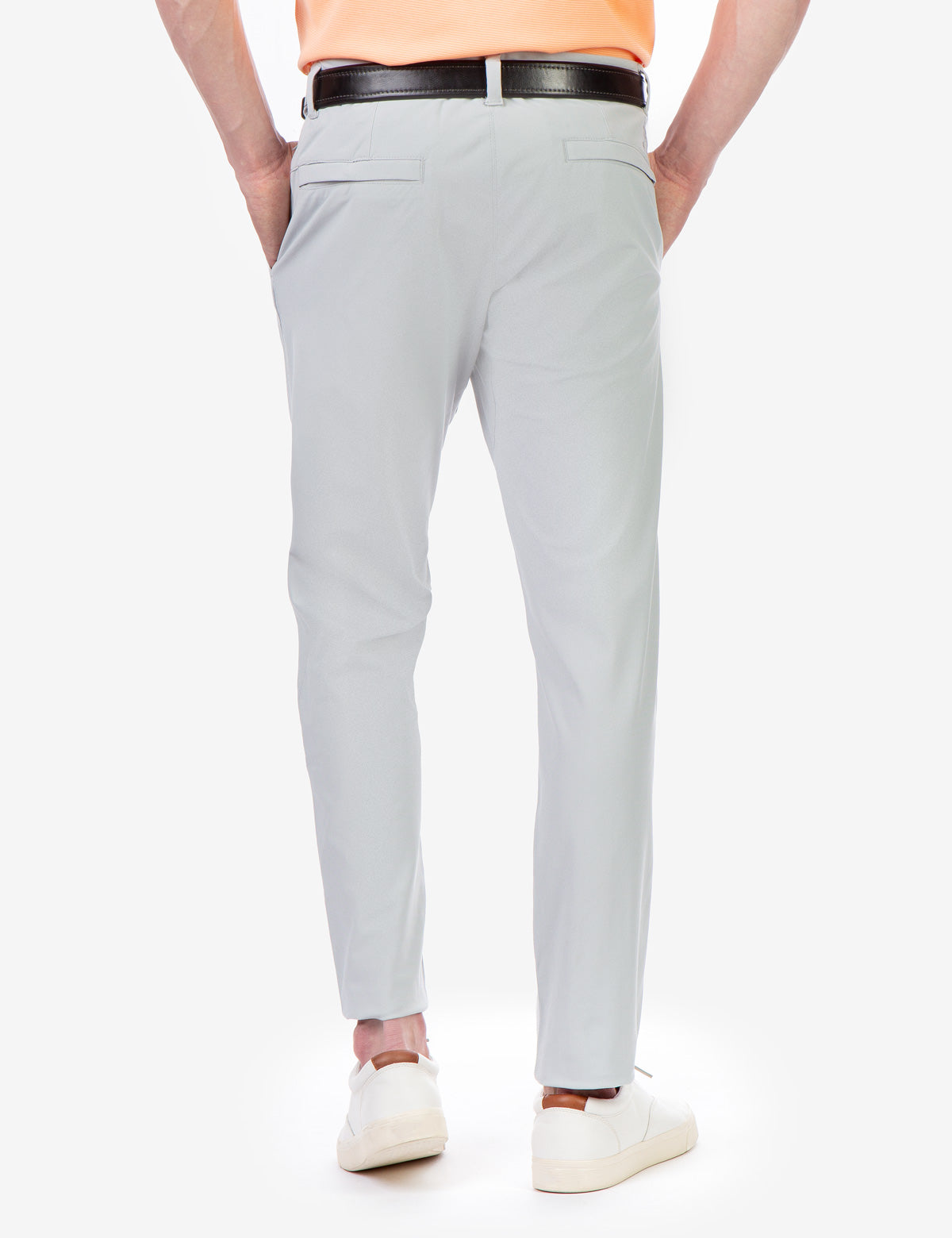Men's Stretch Golf Pants with Zip Fly & Side Pockets