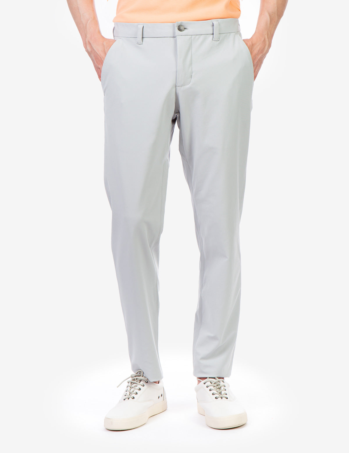 Men's Stretch Golf Pants with Zip Fly & Side Pockets