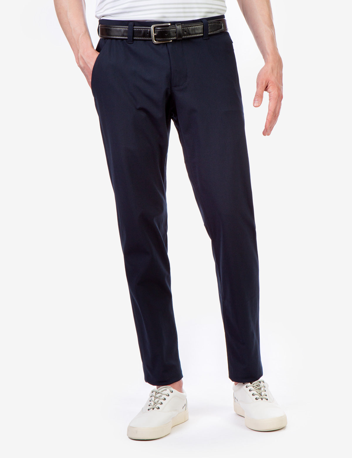Men's Stretch Golf Pants with Zip Fly & Side Pockets