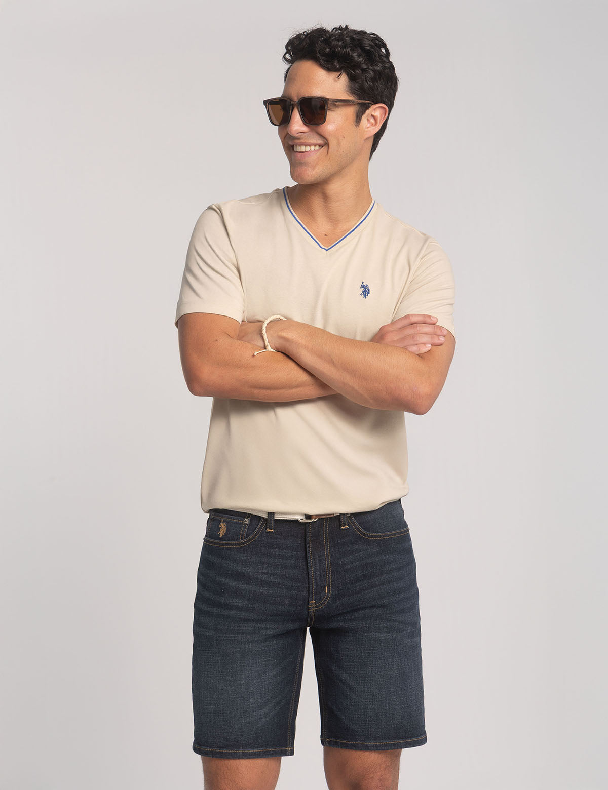 Men's Rectangular Sunglasses – Classic UV Protection Frames