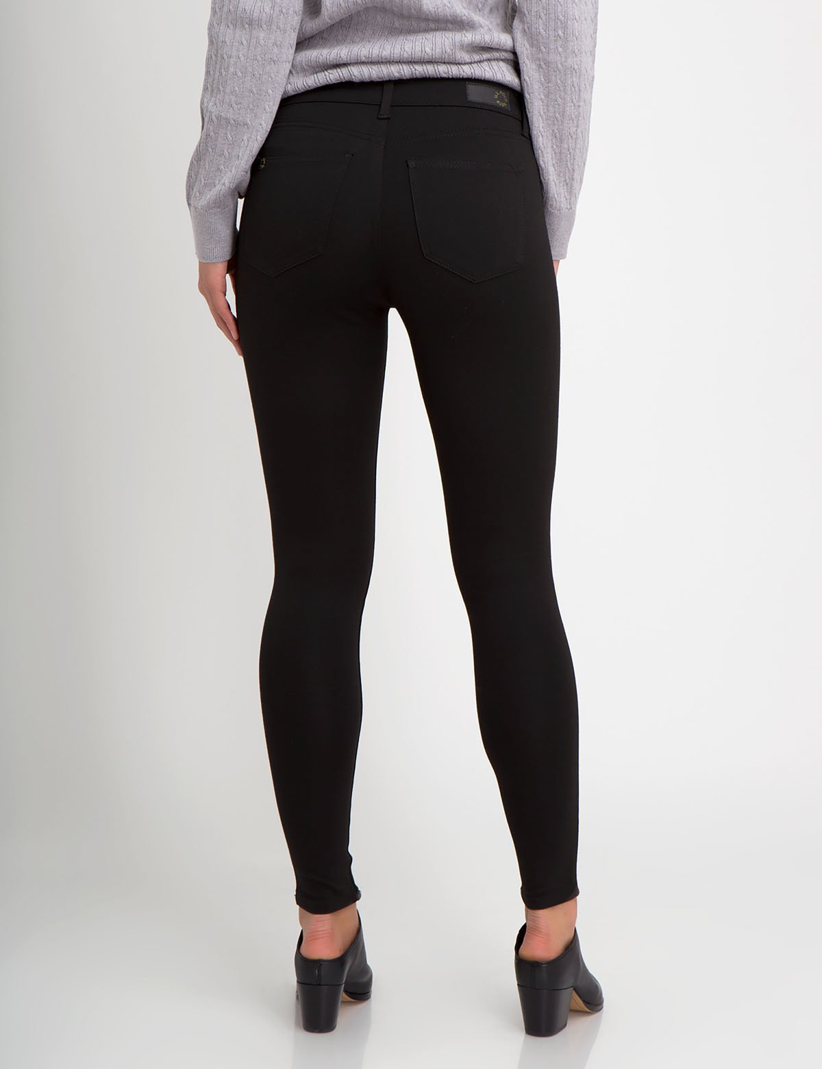 High-Waisted Stretch Ponte Leggings - Soft & Comfortable