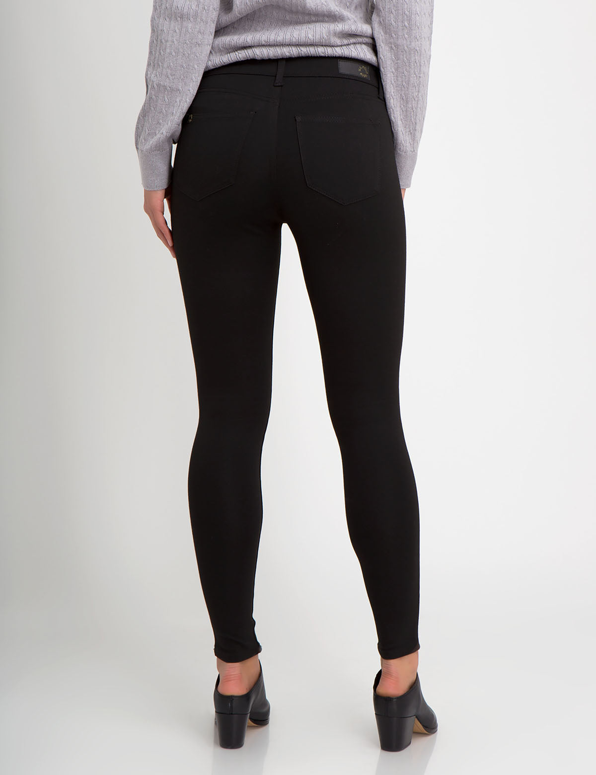 High-Waisted Stretch Ponte Leggings - Soft & Comfortable