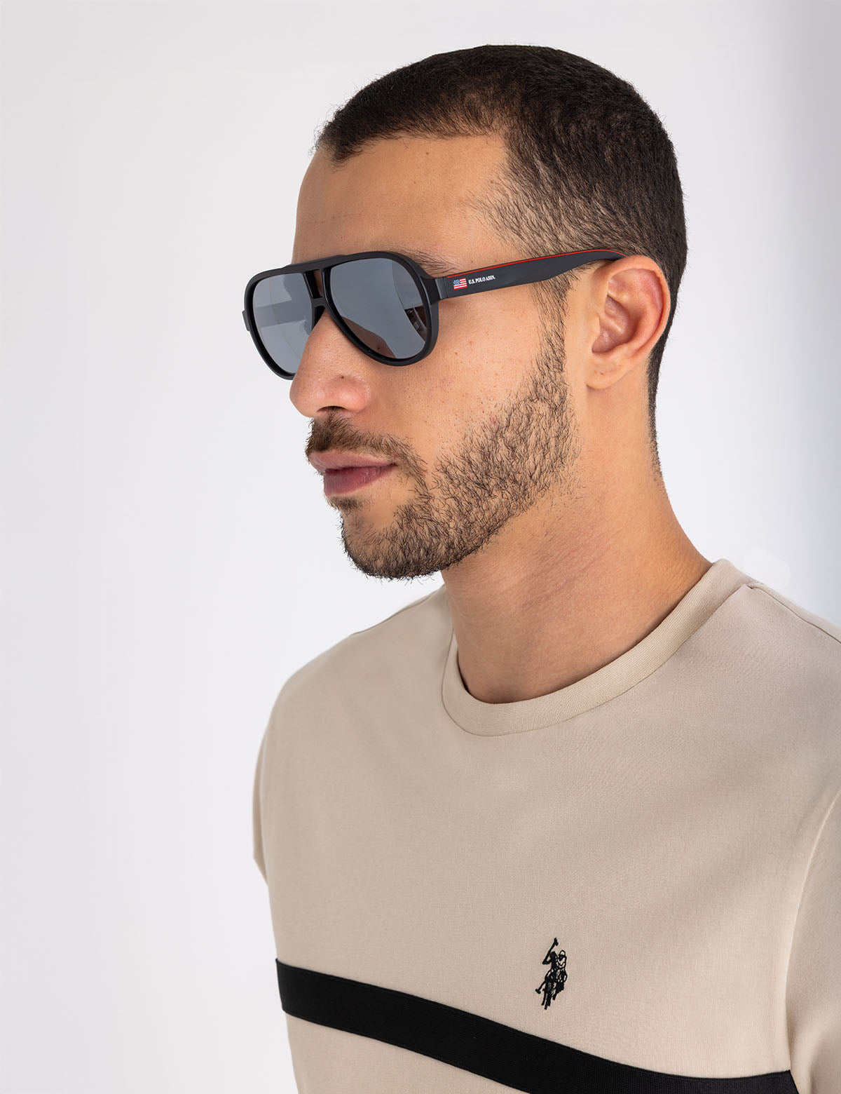 Men's Plastic Aviator Sunglasses – Classic Retro Style