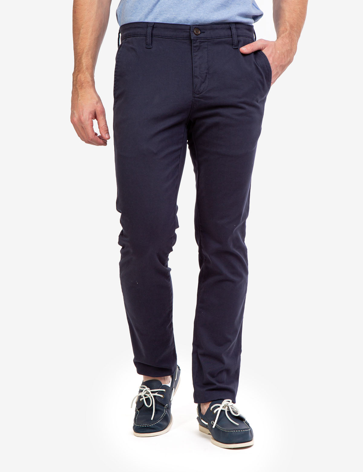 Men's Slim Fit Stretch Chino Pants - Cotton Comfort