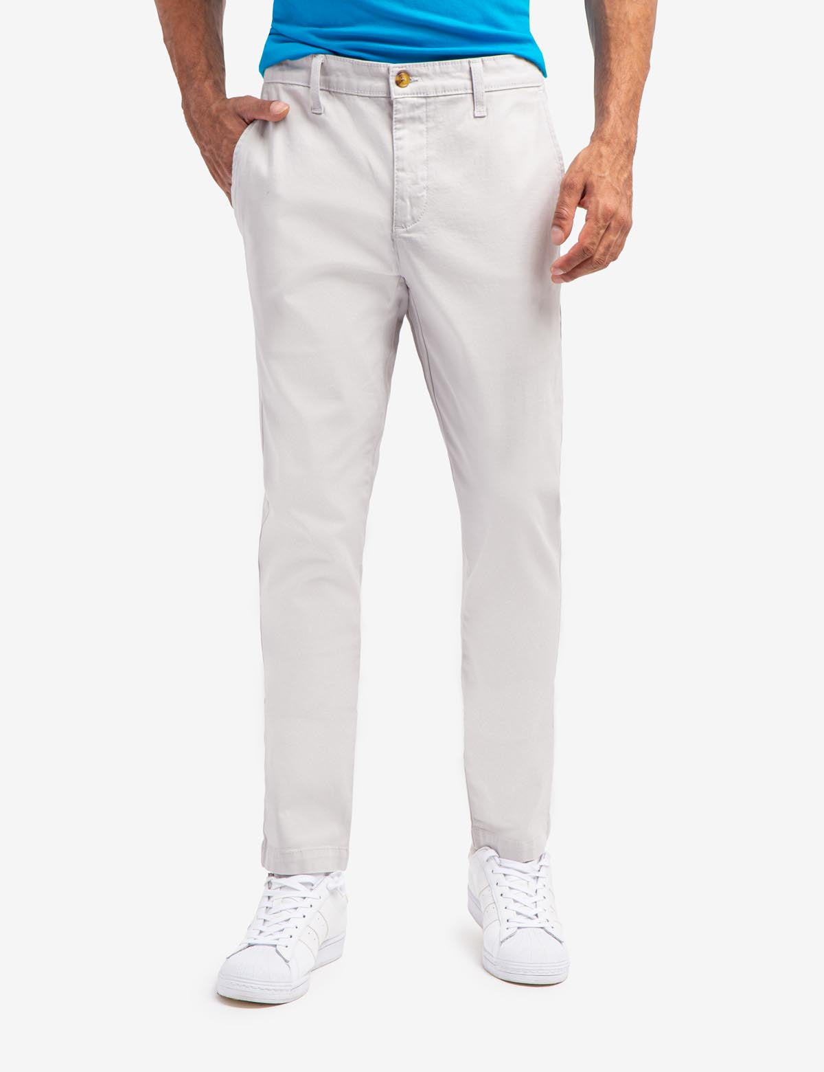 Men's Slim Fit Stretch Chino Pants - Cotton Comfort
