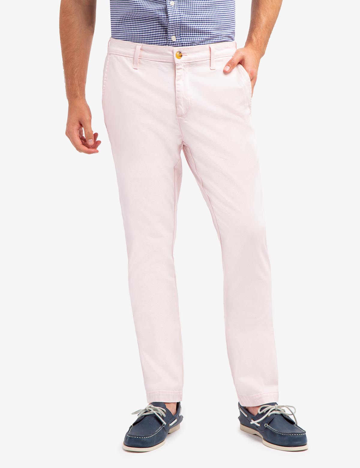 Men's Slim Fit Stretch Chino Pants - Cotton Comfort