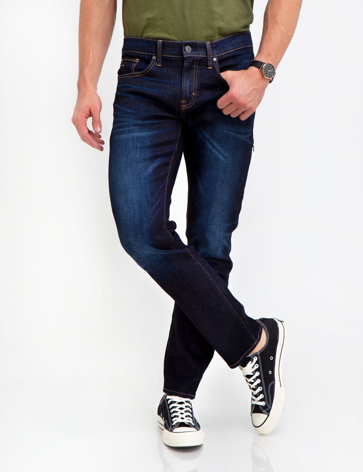 Men's Stretch Slim Fit Jeans - Comfortable & Stylish Denim