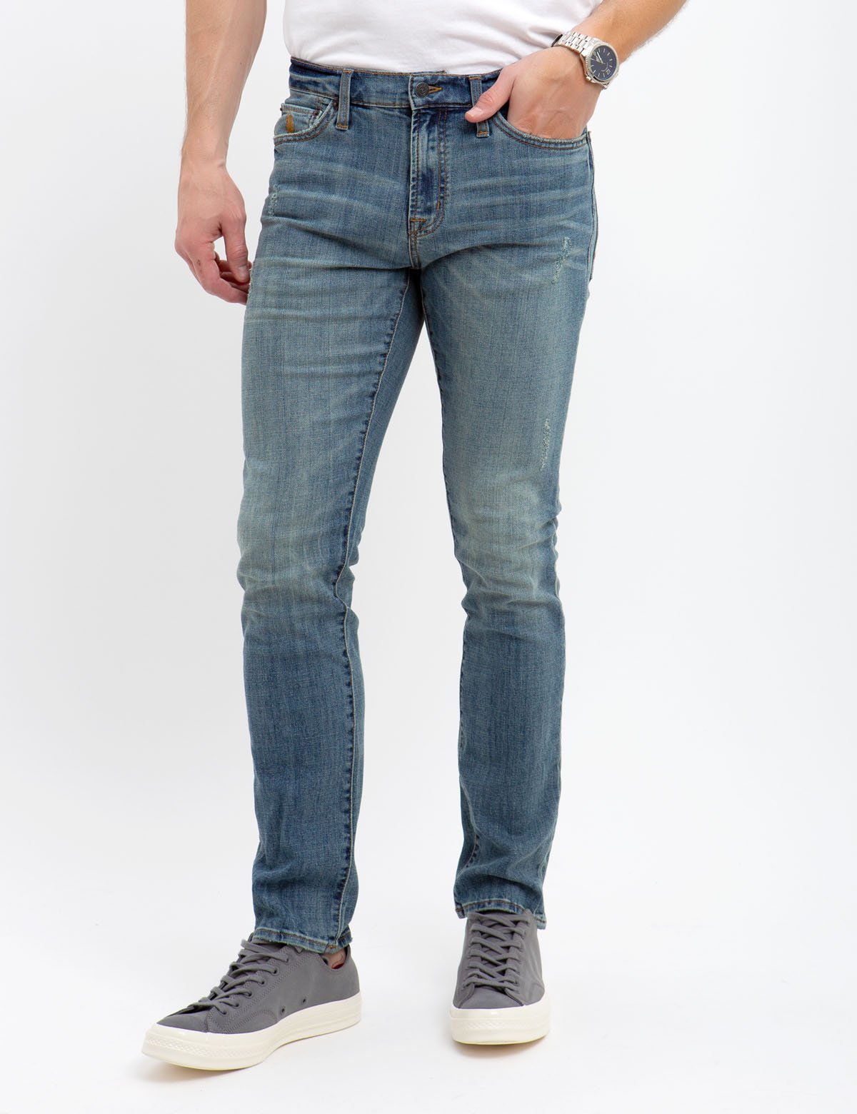 Stretch Slim Fit Skinny Jeans for Men - Premium Denim