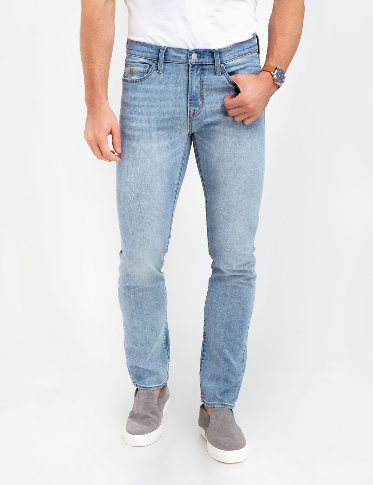 Stretch Slim Fit Skinny Jeans for Men - Premium Denim