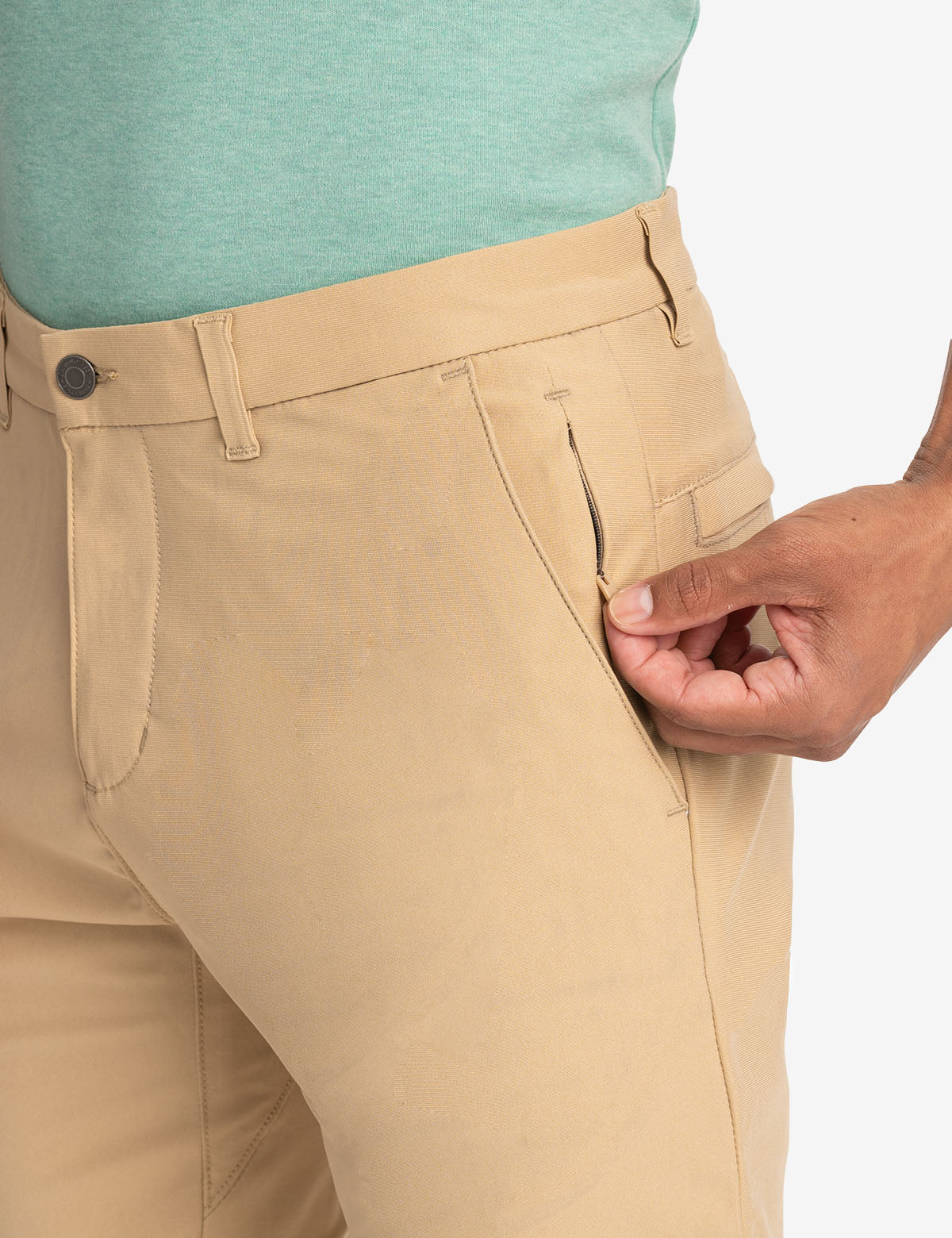 Men's Stretch Tech Pants with Zipper Pockets