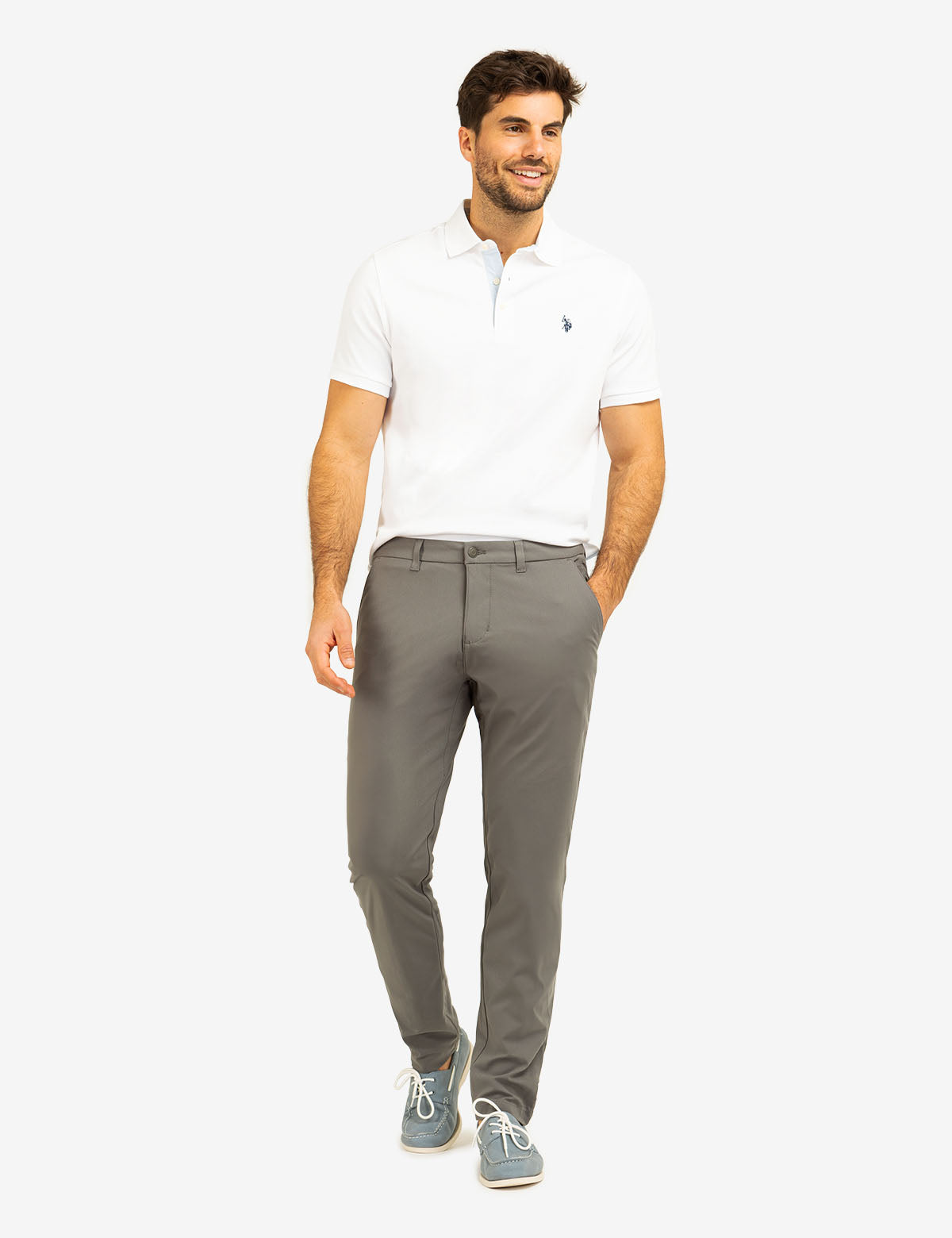 Men's Stretch Tech Pants with Zipper Pockets