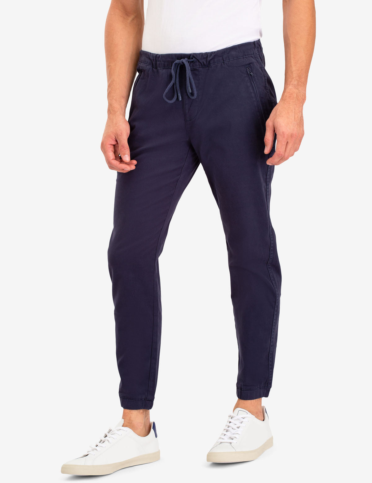 Men's Slim Fit Stretch Twill Jogger Pants