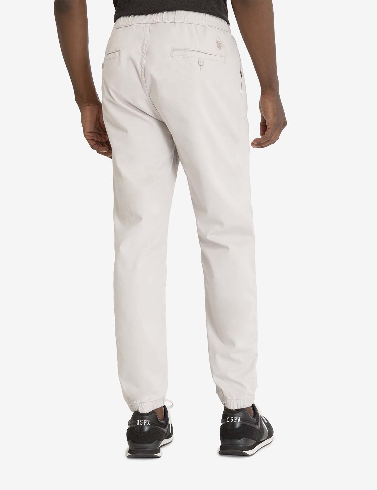 Men's Slim Fit Stretch Twill Jogger Pants