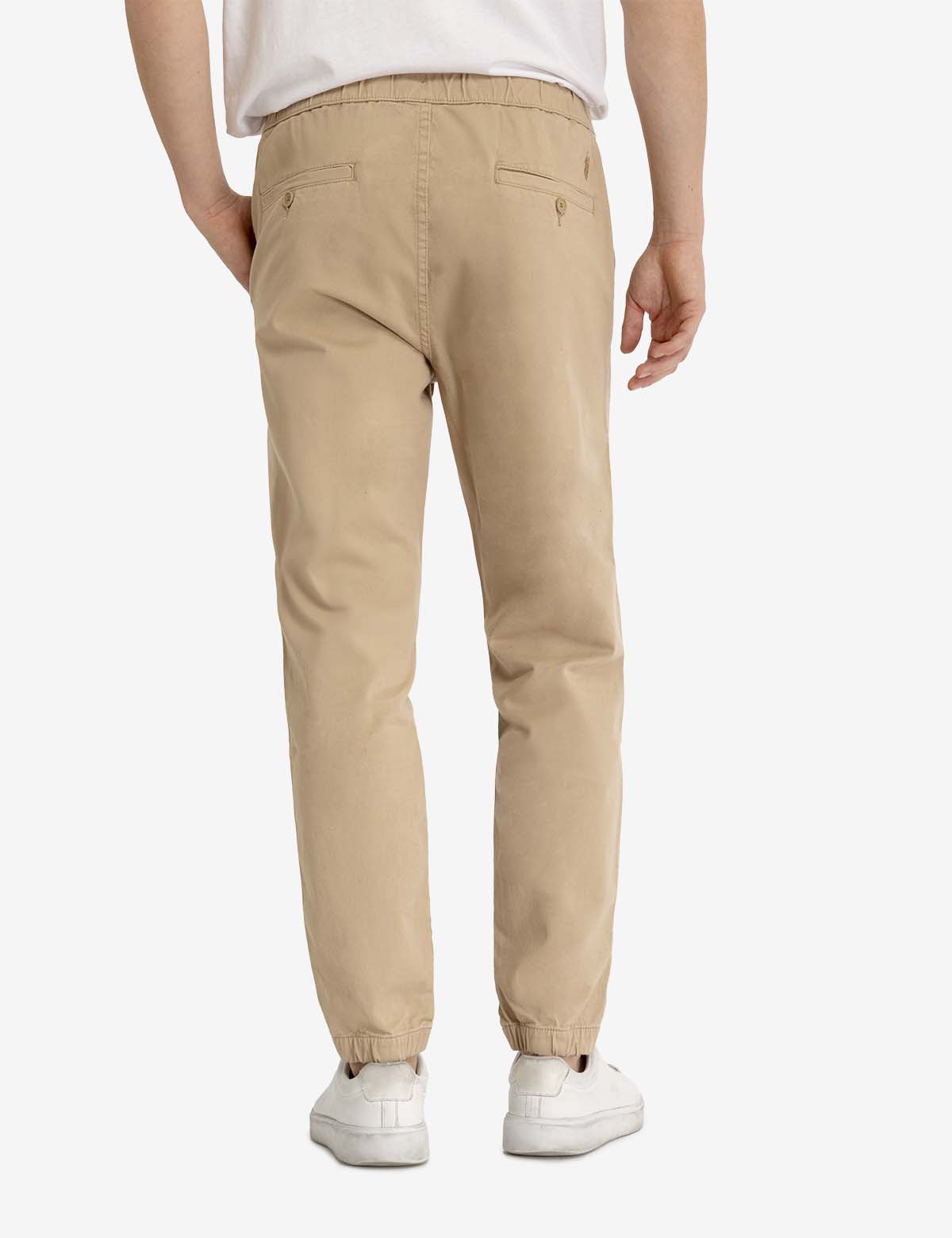 Men's Slim Fit Stretch Twill Jogger Pants