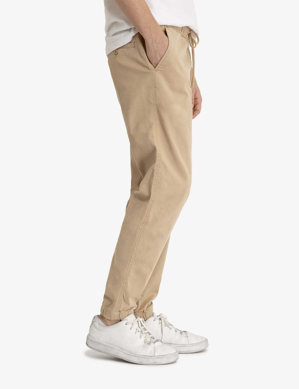 Men's Slim Fit Stretch Twill Jogger Pants