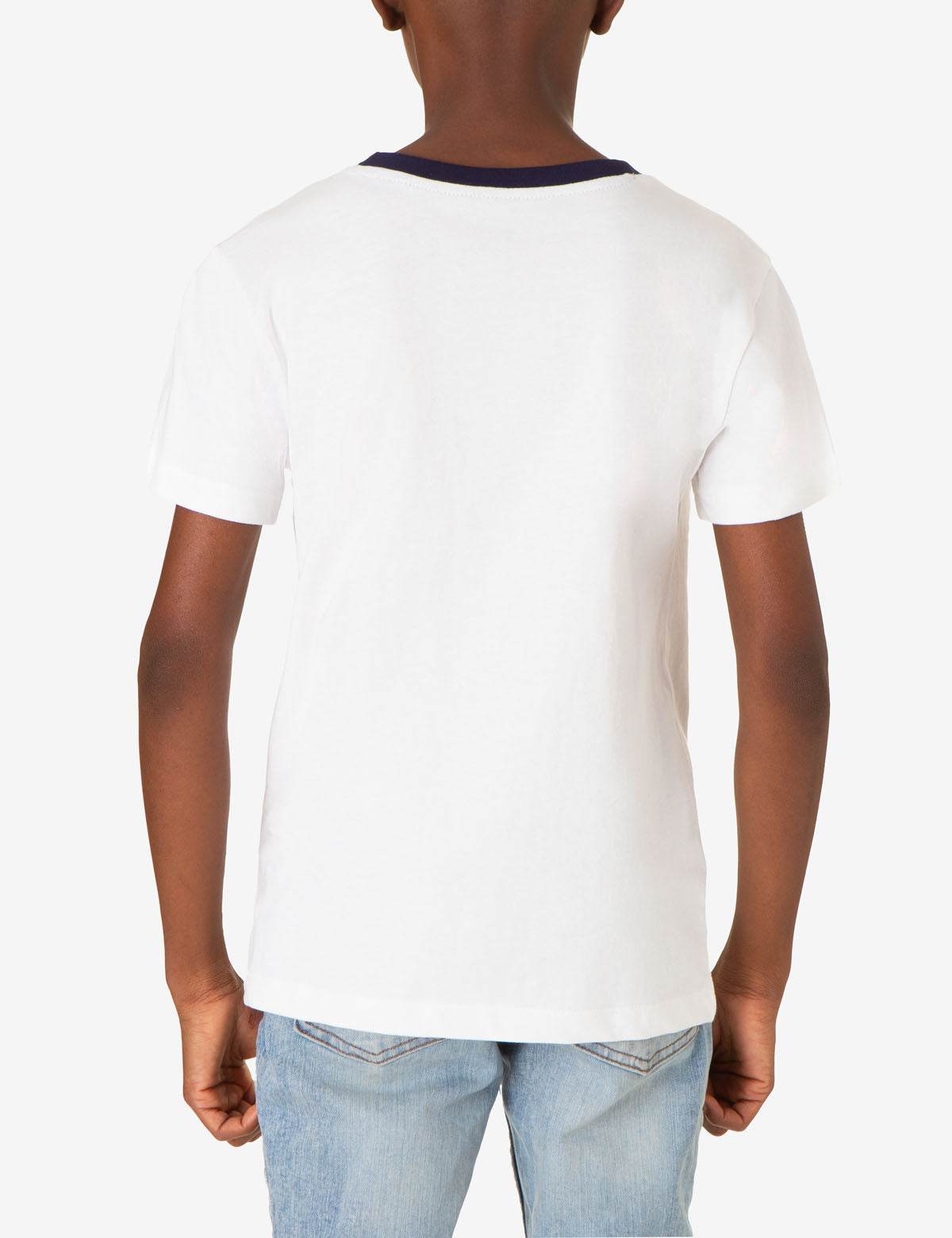 Boys Ringer Crew Neck Tee - Classic Cotton T-Shirt