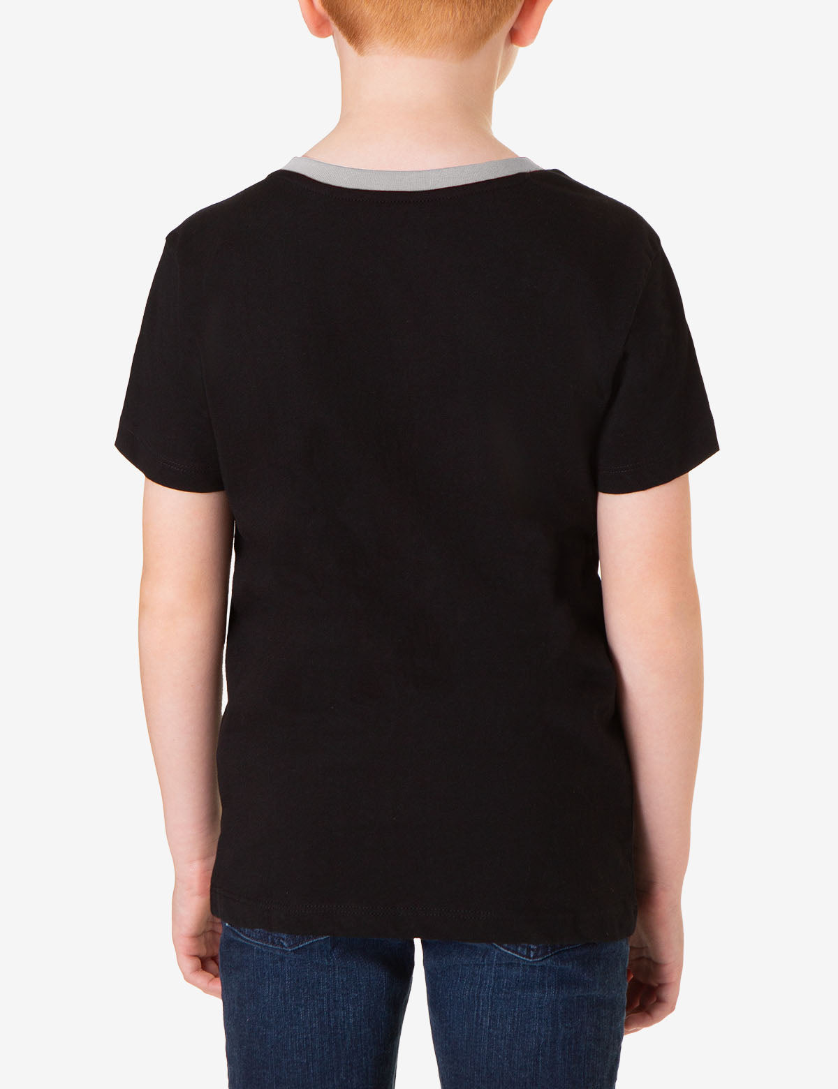 Boys Ringer Crew Neck Tee - Classic Cotton T-Shirt