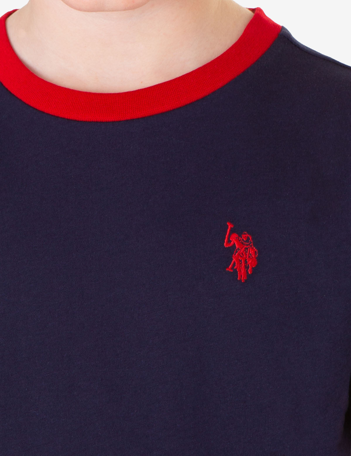 Boys Ringer Crew Neck Tee - Classic Cotton T-Shirt
