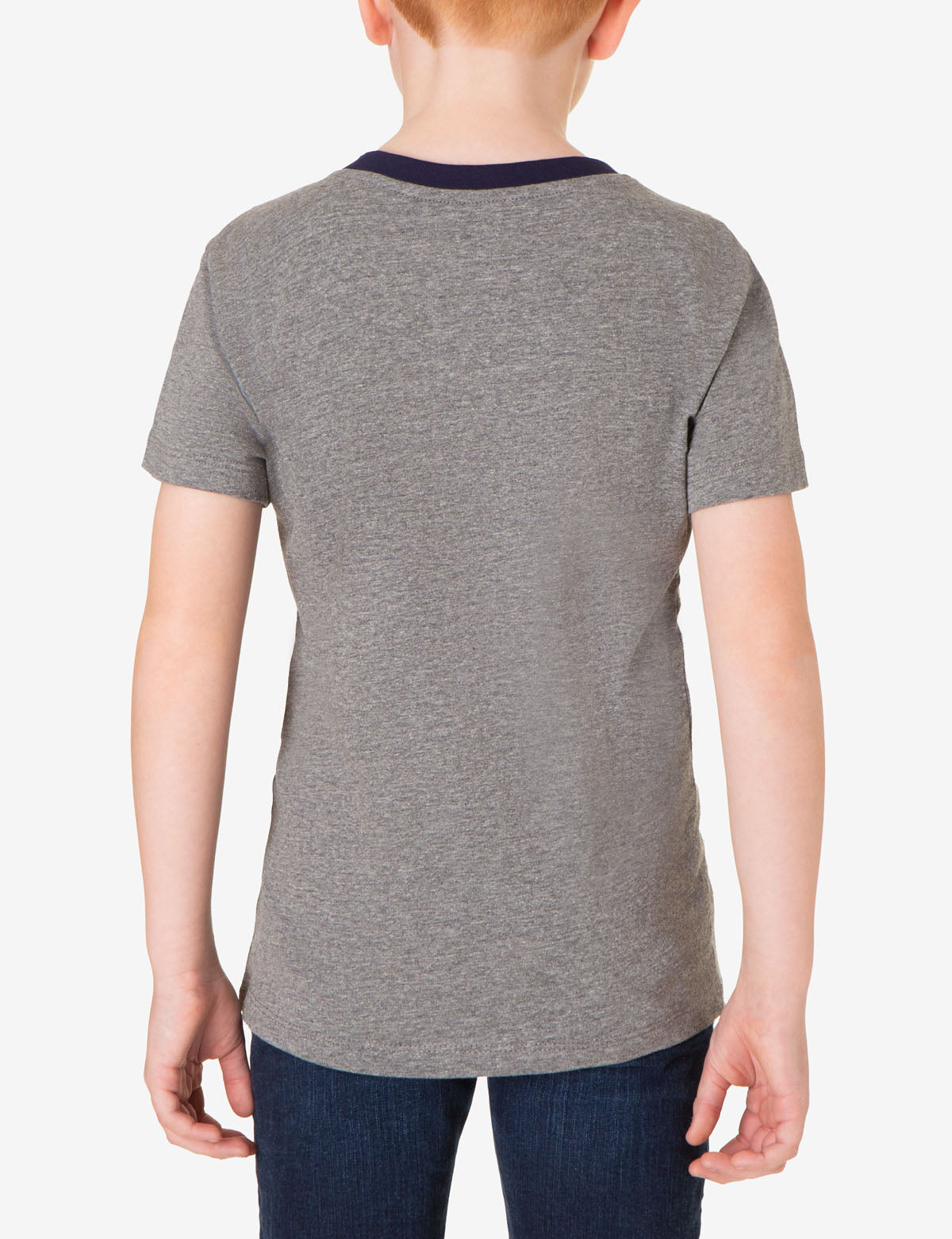 Boys Ringer Crew Neck Tee - Classic Cotton T-Shirt