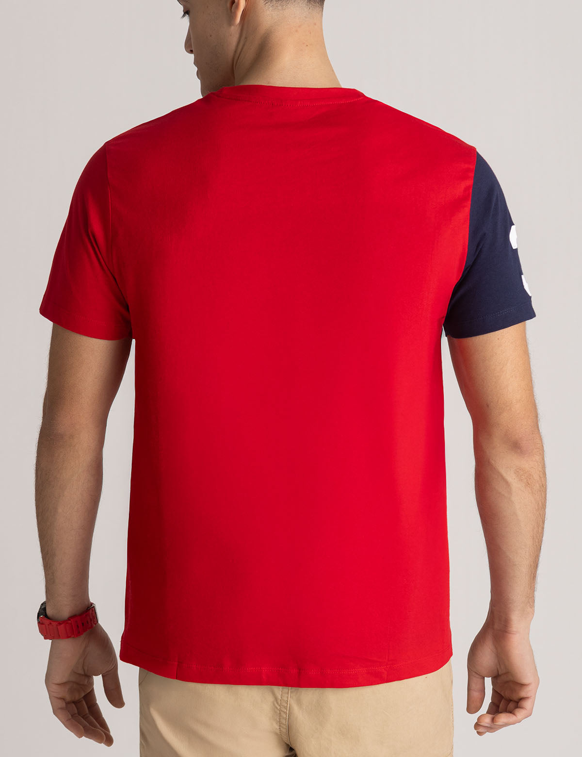 USPA Graphic Print Crew Neck T-Shirt for Men