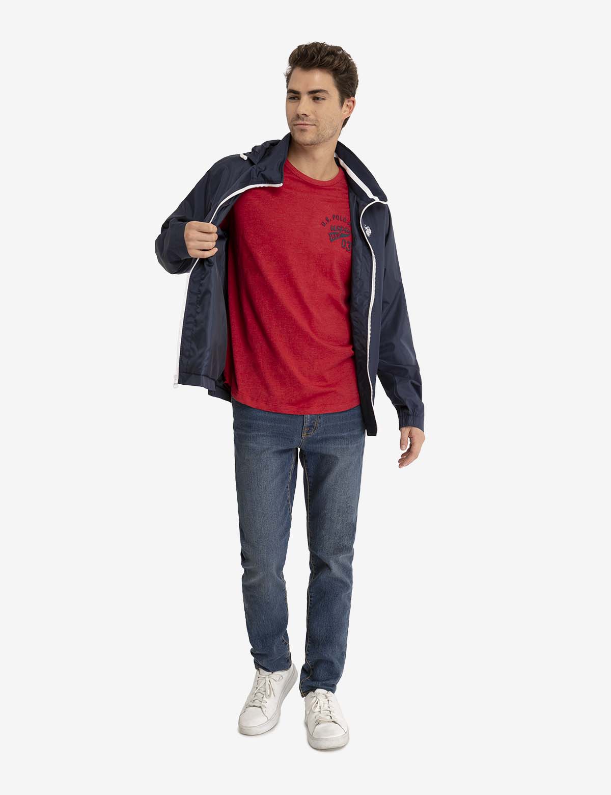 U.S. Polo Assn. Graphic Print Crew Neck T-Shirt