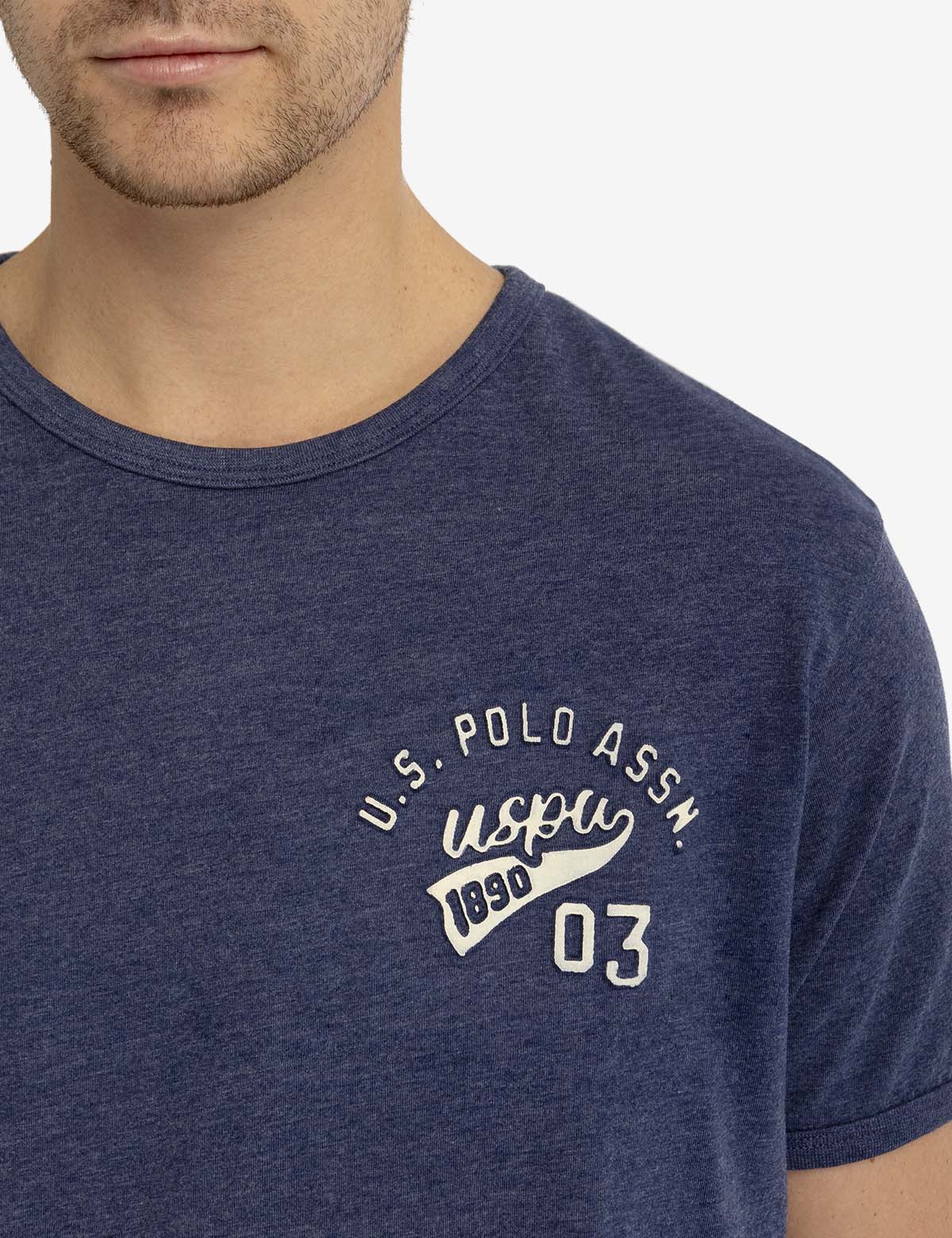 U.S. Polo Assn. Graphic Print Crew Neck T-Shirt