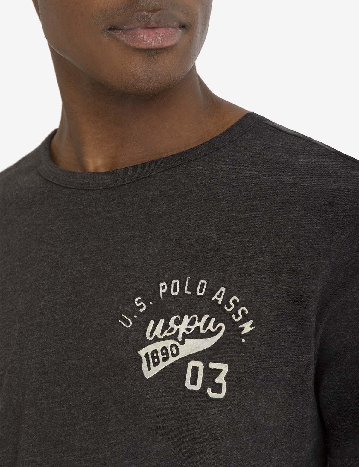 U.S. Polo Assn. Graphic Print Crew Neck T-Shirt