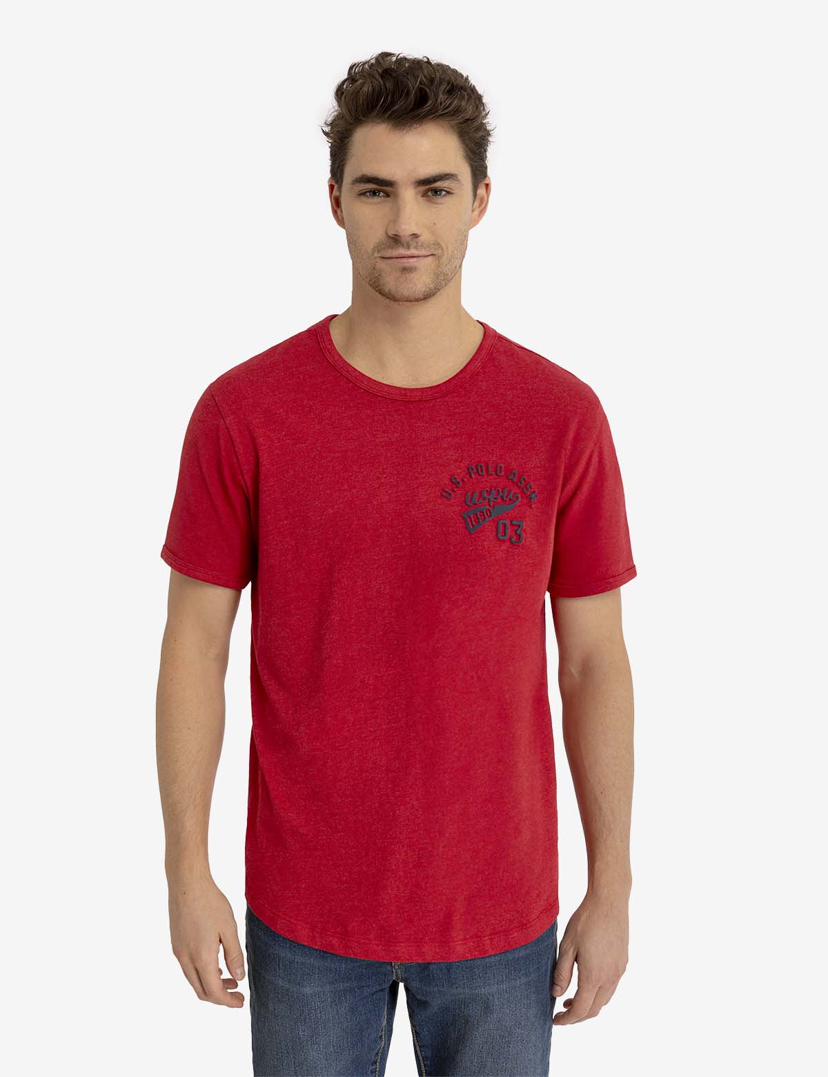 U.S. Polo Assn. Graphic Print Crew Neck T-Shirt
