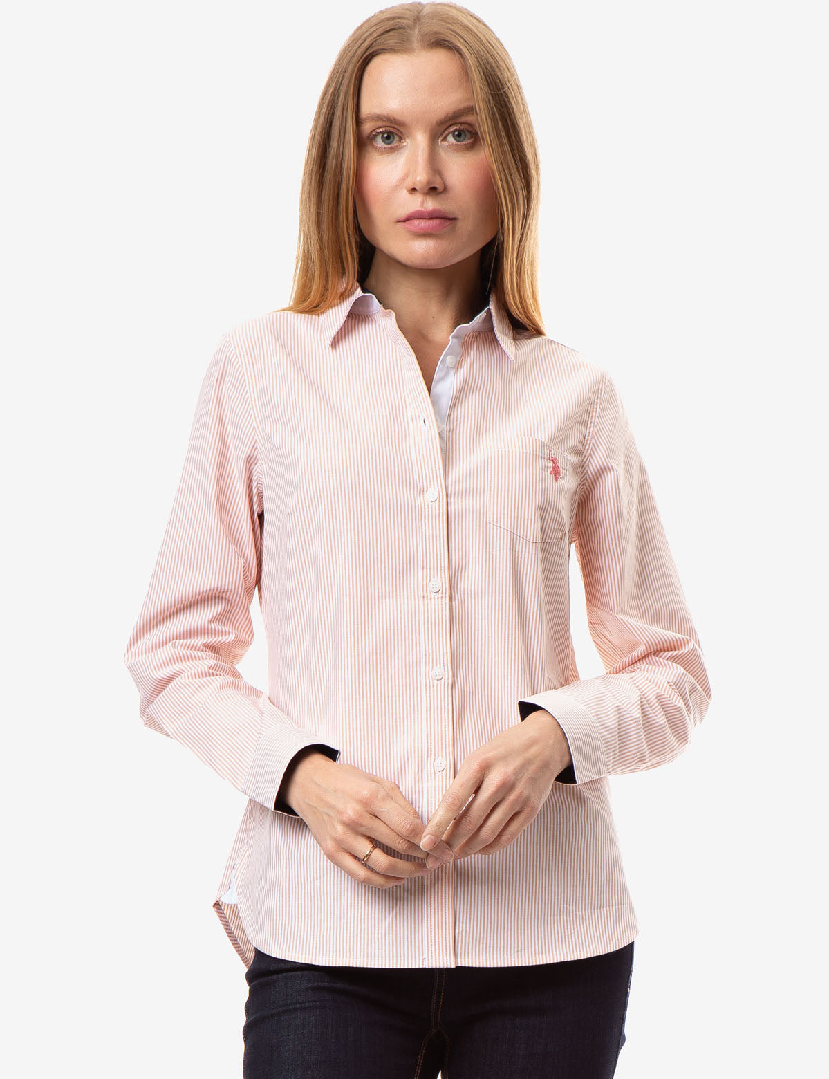 U.S. Polo Assn. Striped Cotton Long Sleeve Shirt