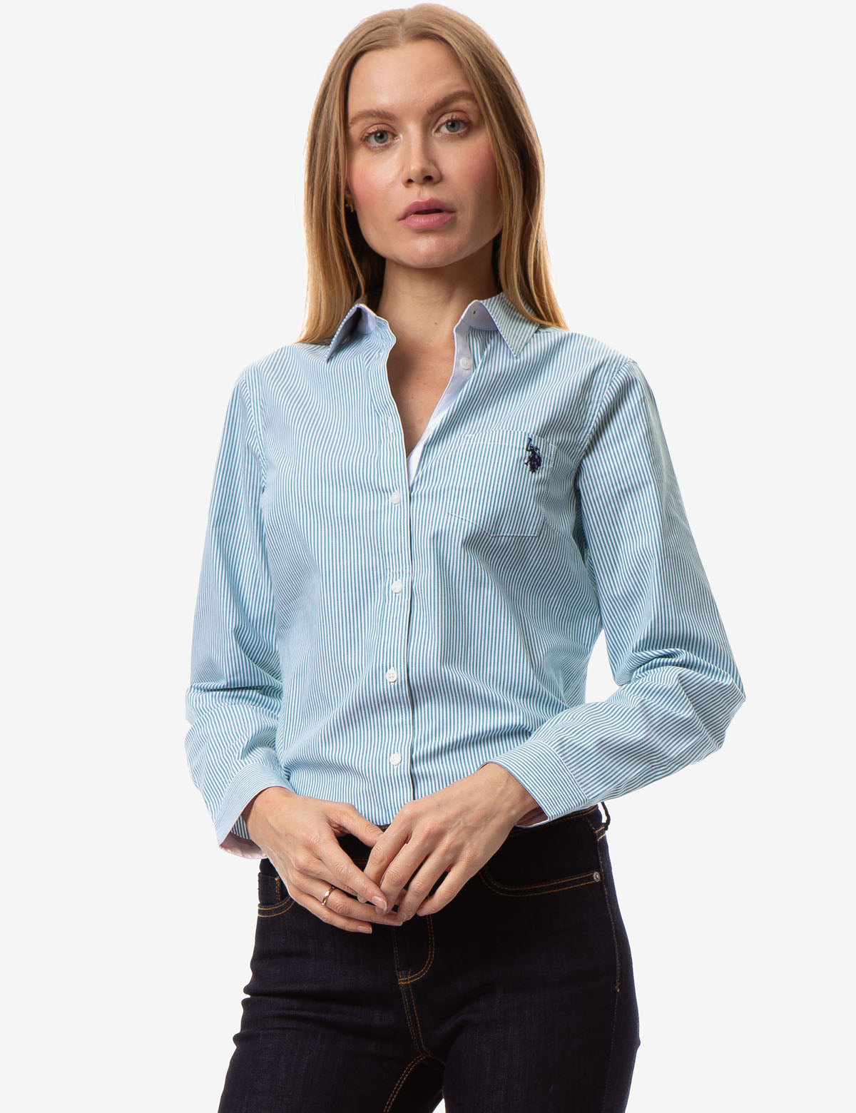 U.S. Polo Assn. Striped Cotton Long Sleeve Shirt