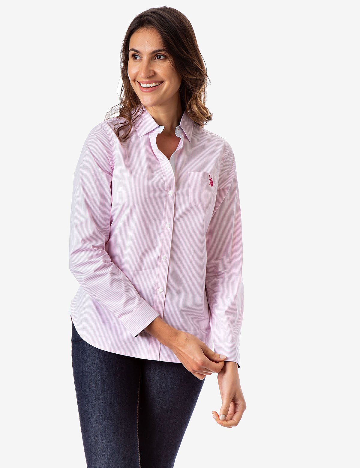U.S. Polo Assn. Striped Cotton Long Sleeve Shirt
