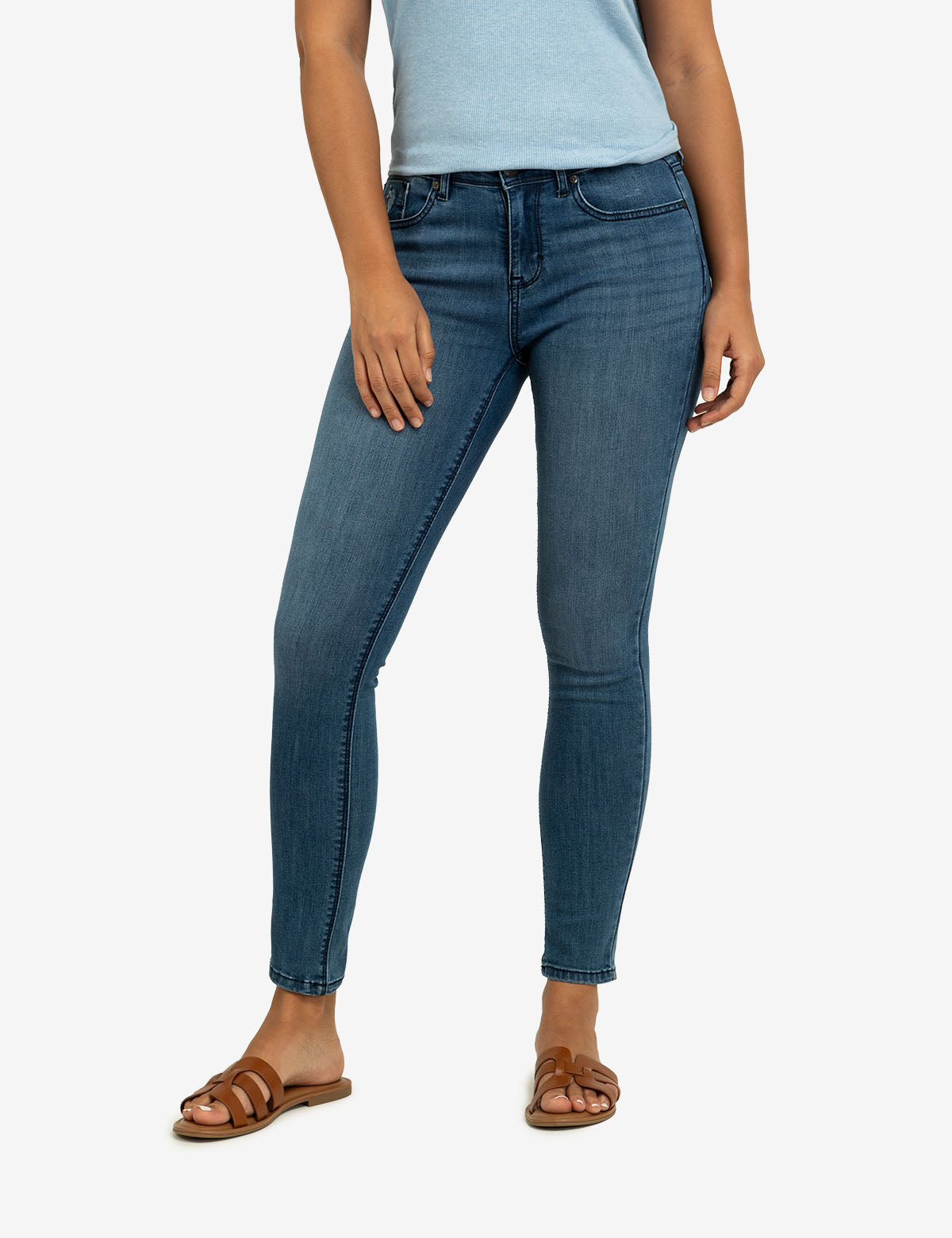 Women's Super Skinny Jeans - Stretch Denim with Waist-Defining Fit