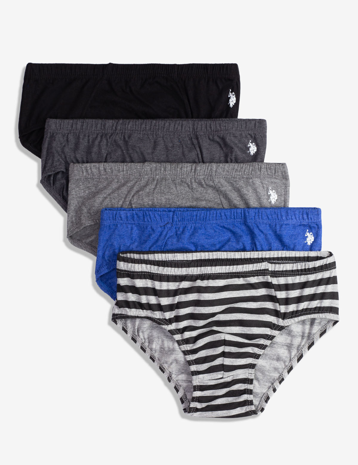 Team Captain Cotton Blend Low Rise Briefs 5-Pack