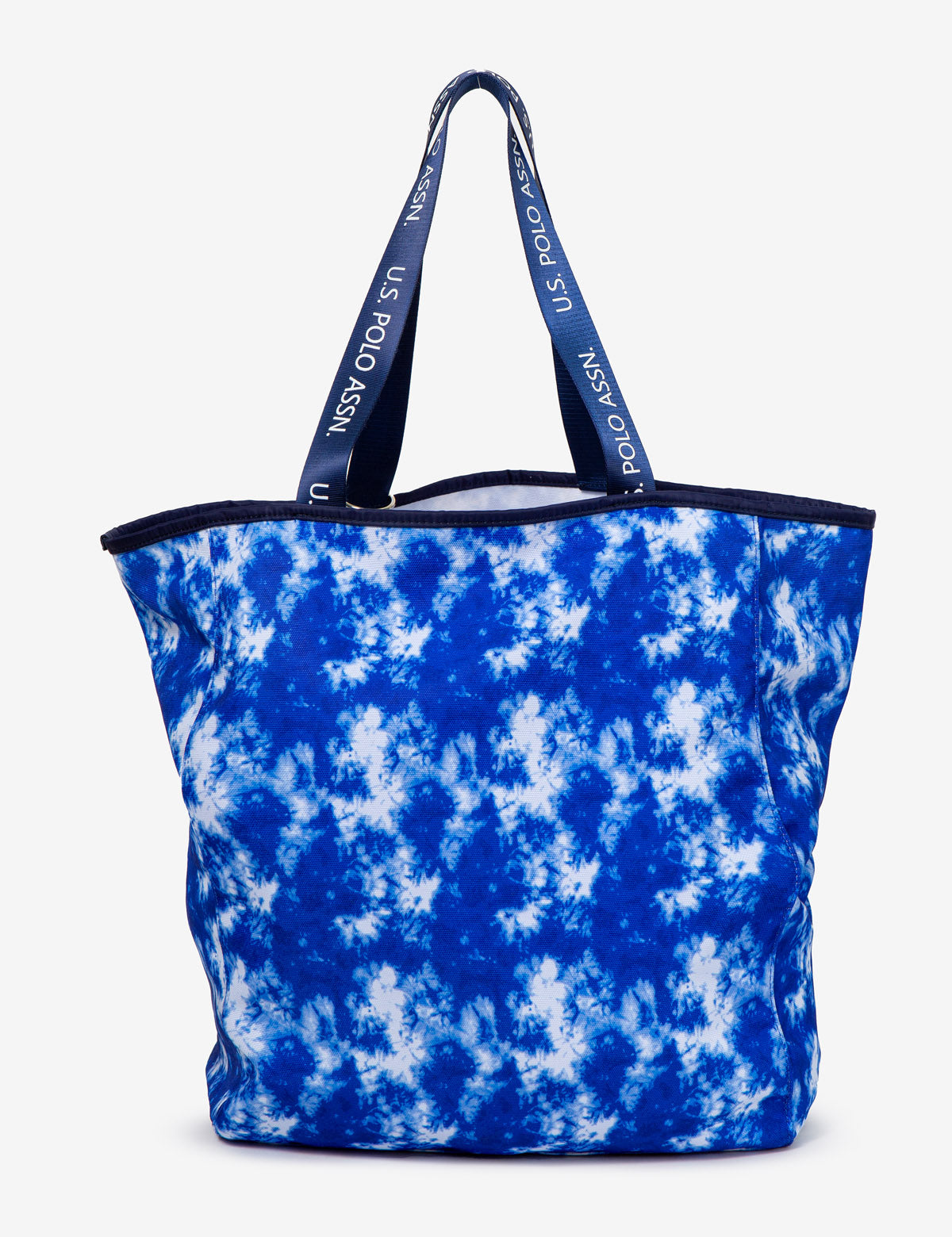 U.S. Polo Assn. Tie Dye Canvas Tote Bag with Pockets
