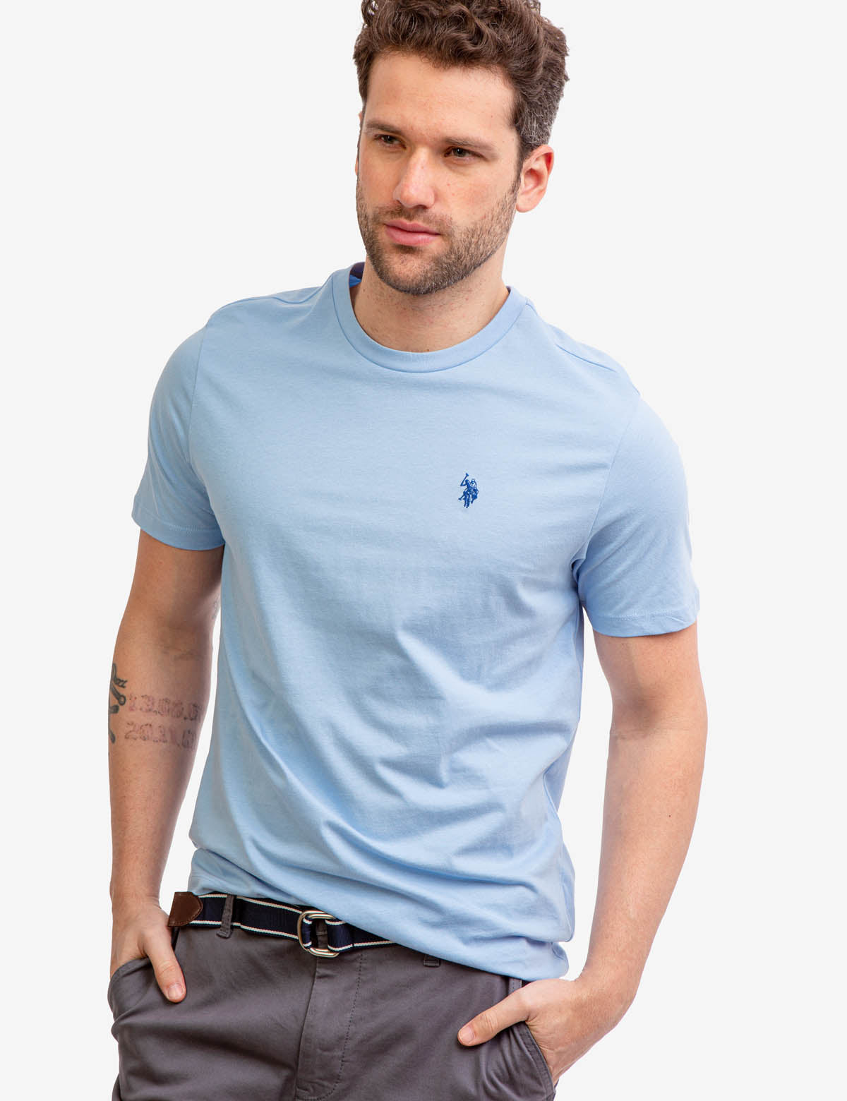 Classic Crew Neck T-Shirt for Men - Soft Cotton Tee