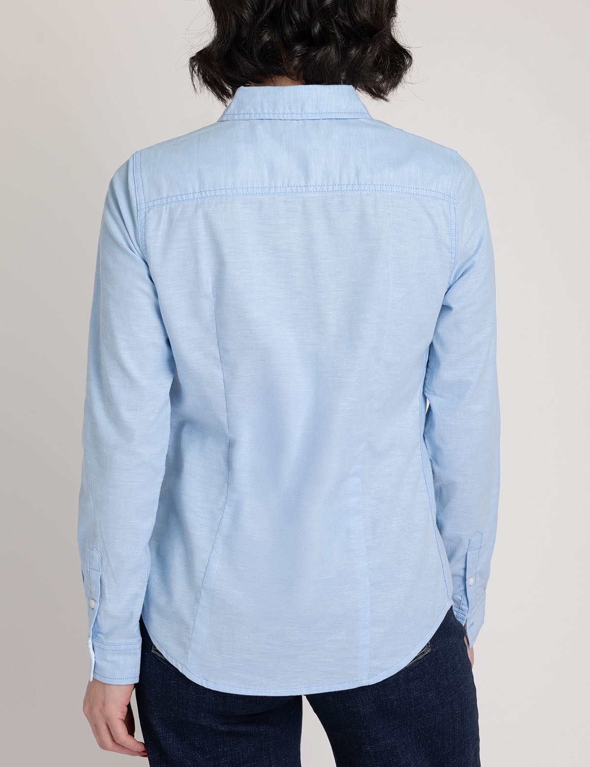 Men's Classic Oxford Shirt - Cotton Blend Button-Up with Tonal Logo
