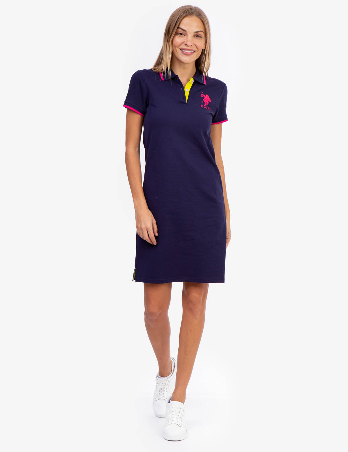 Triple Crown Polo Dress for Women – Classic Collared Style
