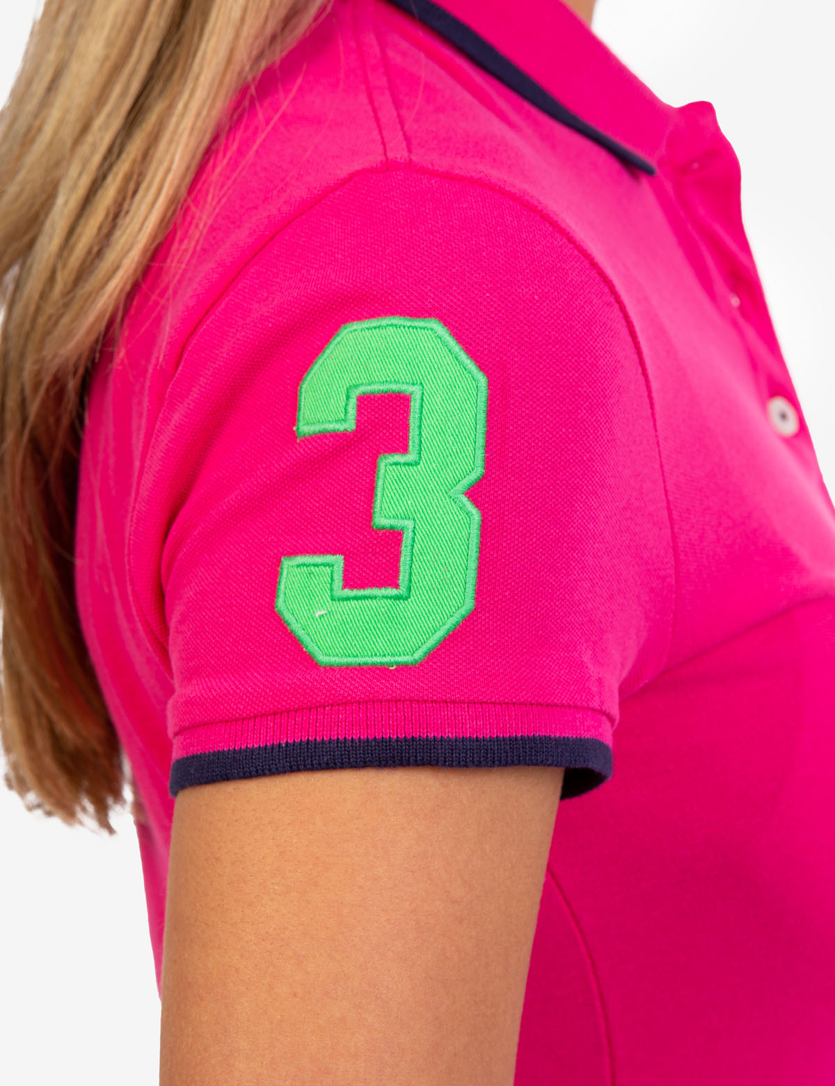 Men's Triple Crown Polo Shirt with Contrast Trim & Embroidered Logo