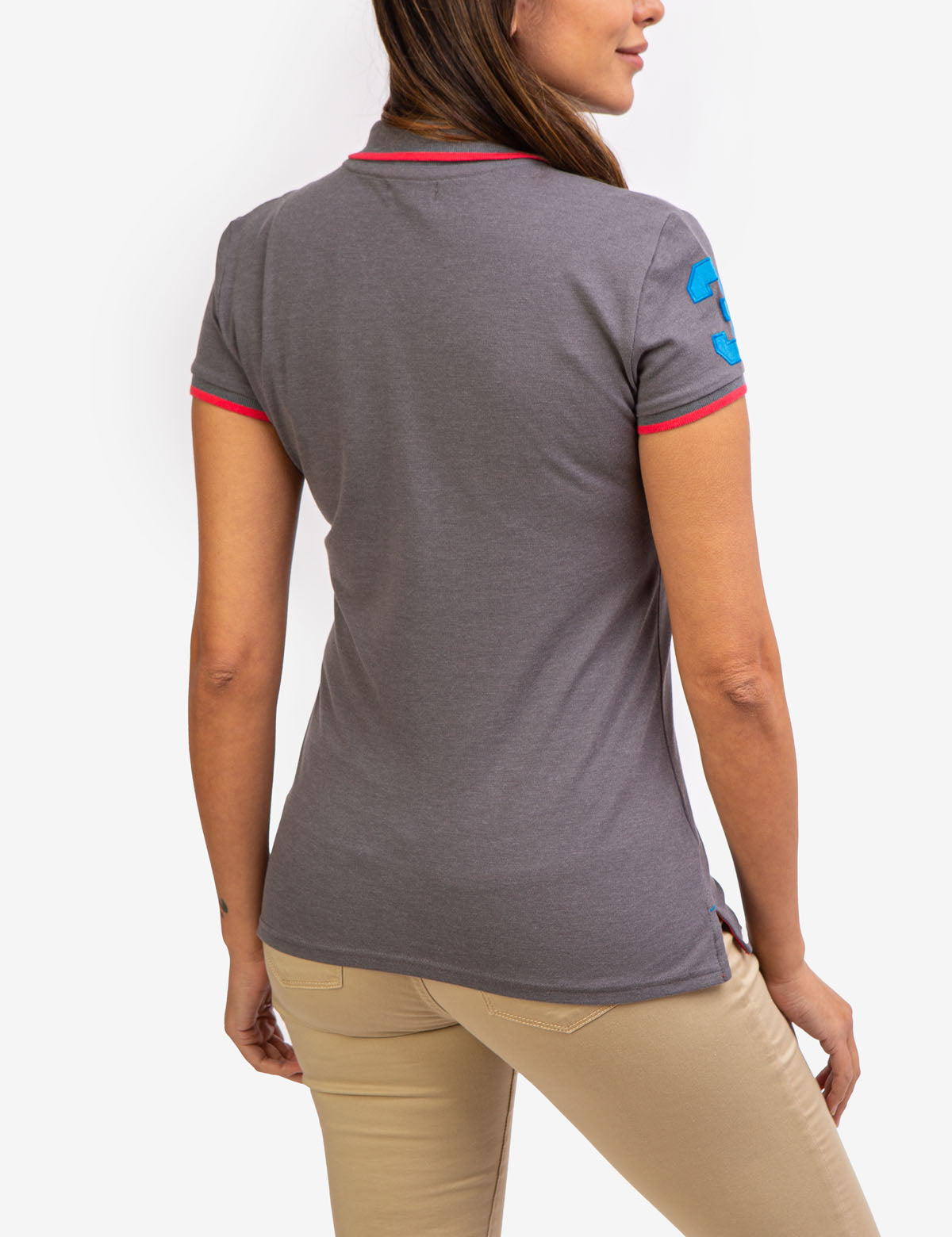 Men's Triple Crown Polo Shirt with Contrast Trim & Embroidered Logo