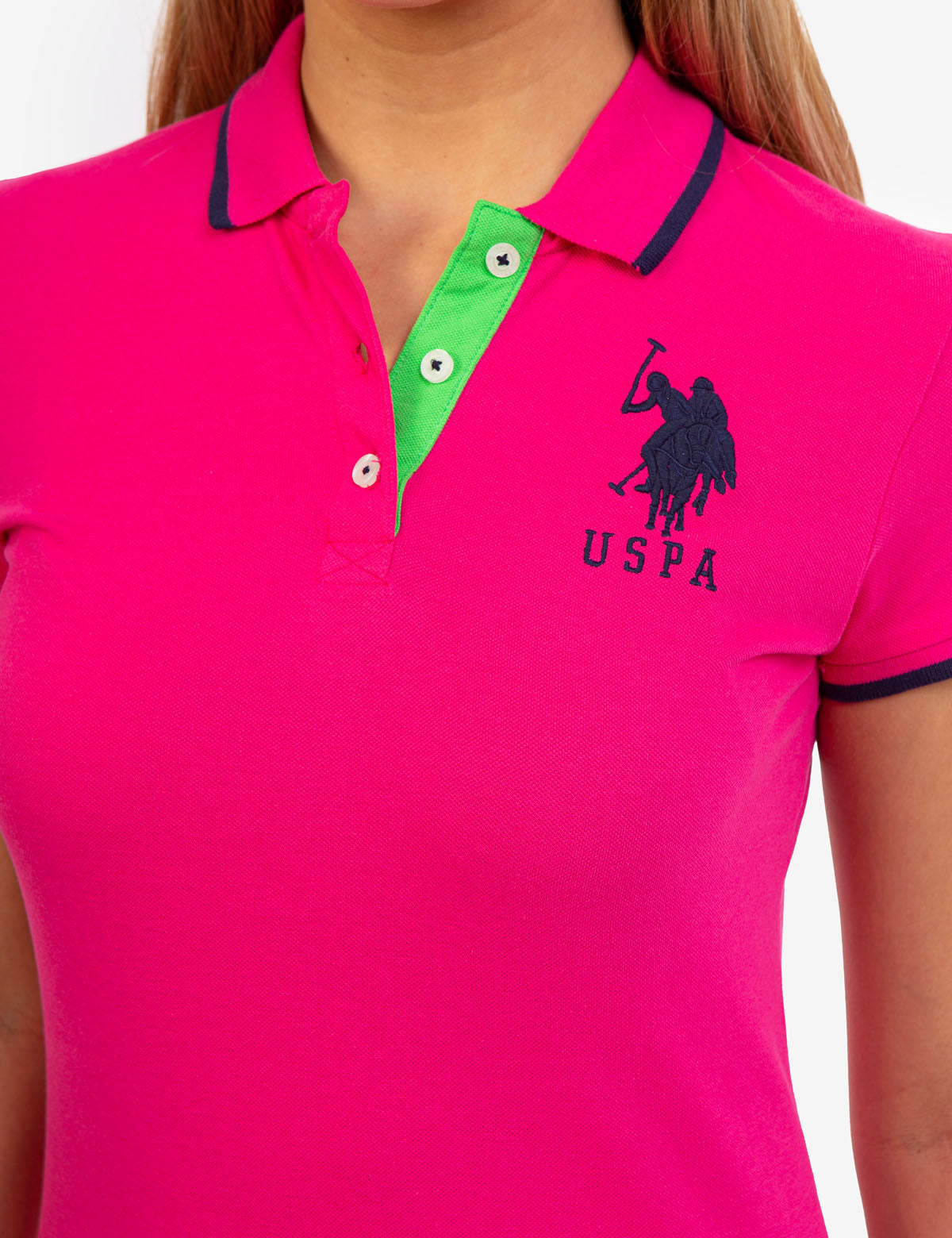 Men's Triple Crown Polo Shirt with Contrast Trim & Embroidered Logo
