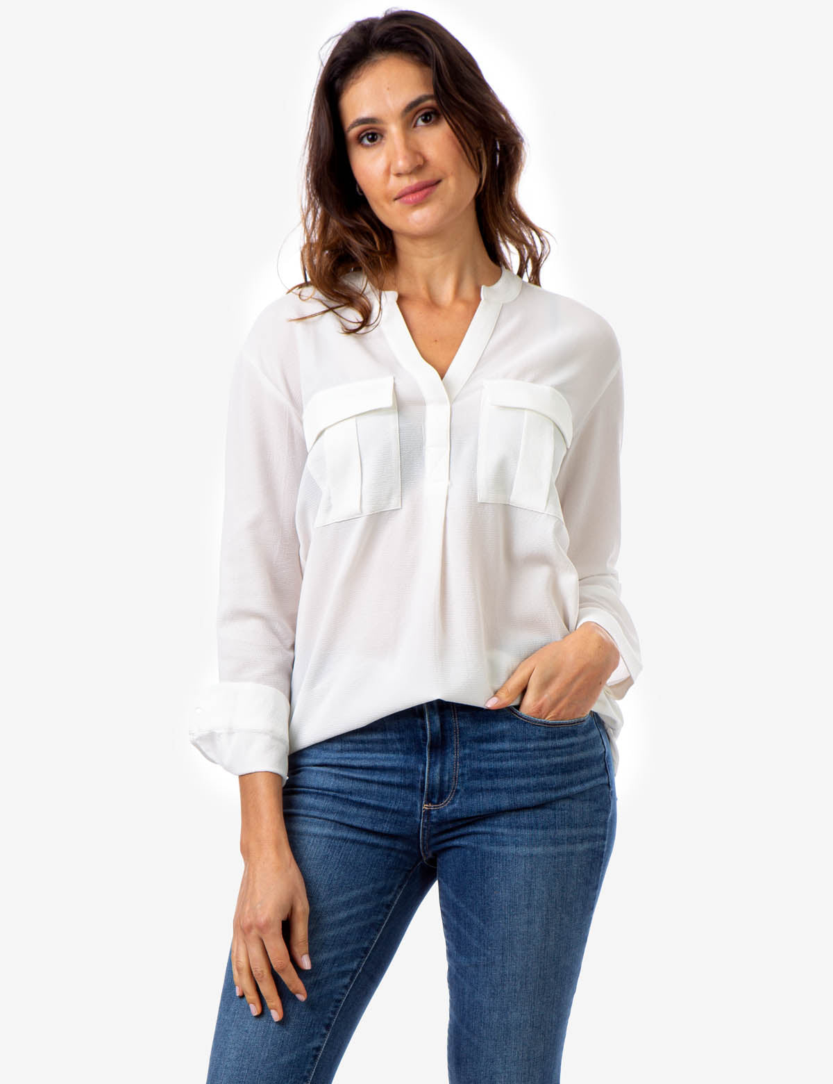 Men's Lightweight Utility Shirt with Two Chest Pockets