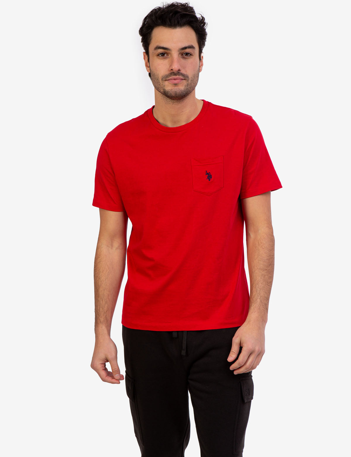 Men's Small Logo Pocket T-Shirt - Casual Cotton Tee