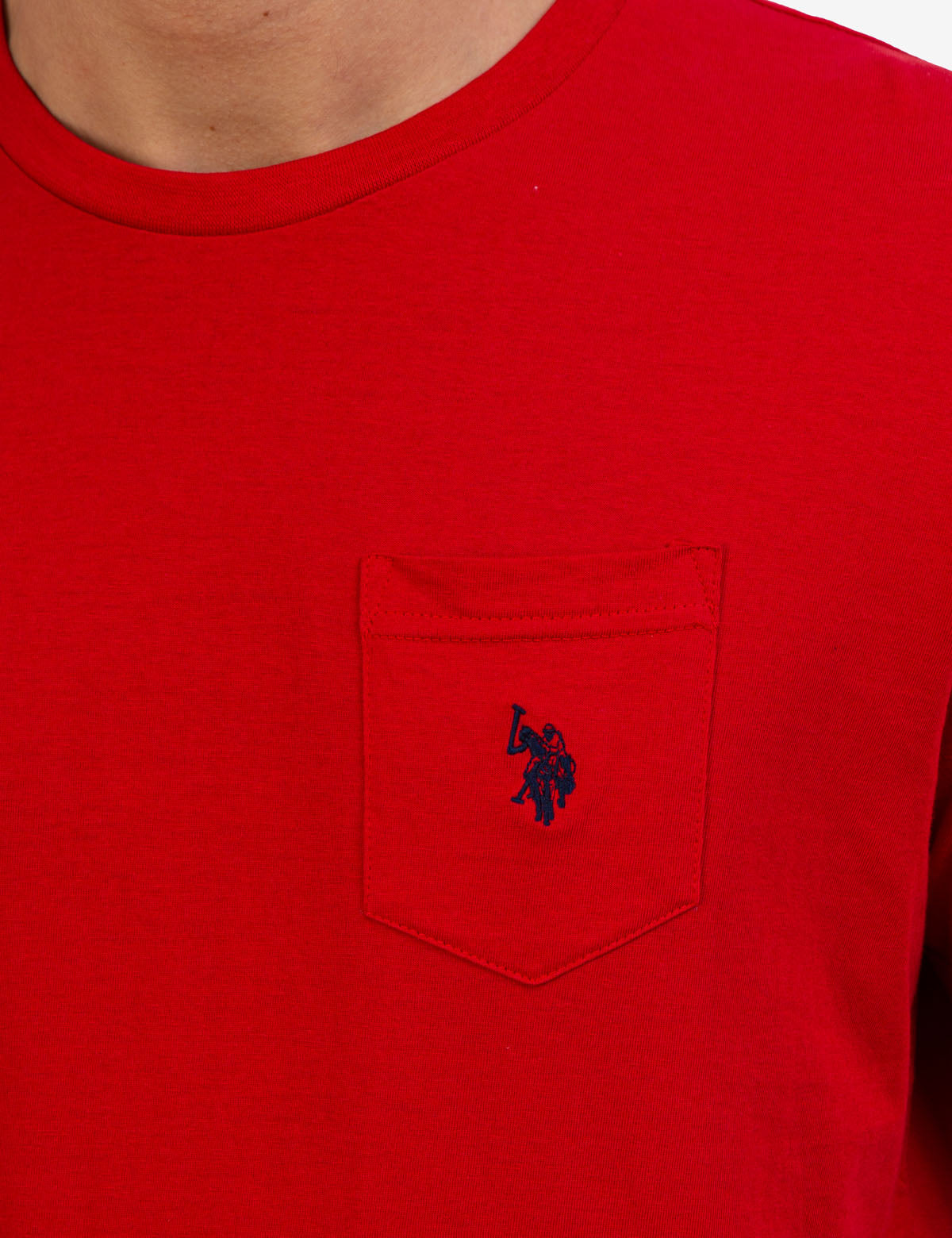 Men's Small Logo Pocket T-Shirt - Casual Cotton Tee